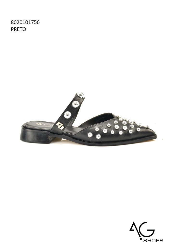 SAPATO MULE FEM. COLCCI TACHAS 38 CARAMELO