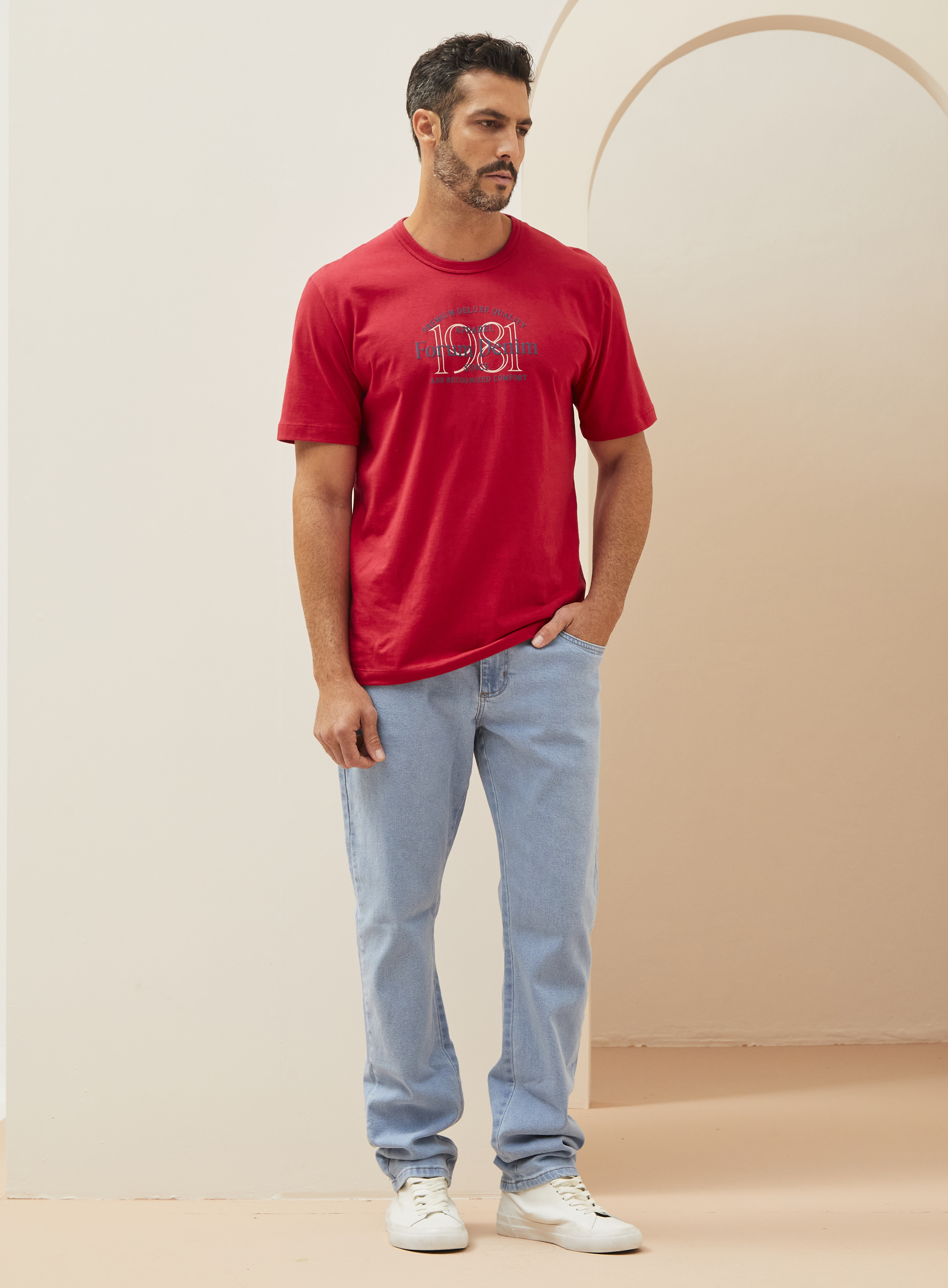 CALÇA JEANS PAUL SLIM 42 INDIGO