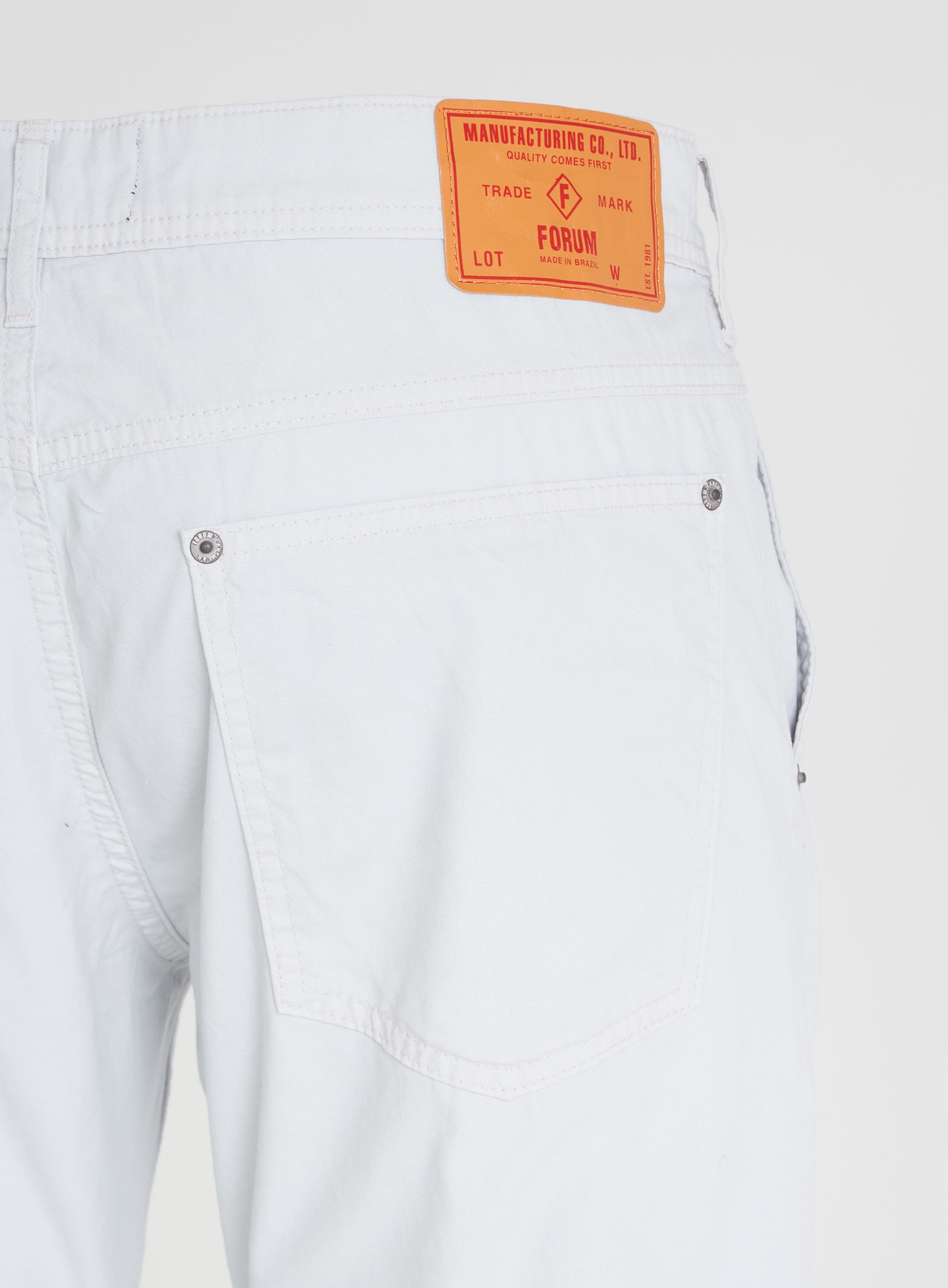CALÇA SARJA PAUL SLIM 54 CINZA NEW YORK
