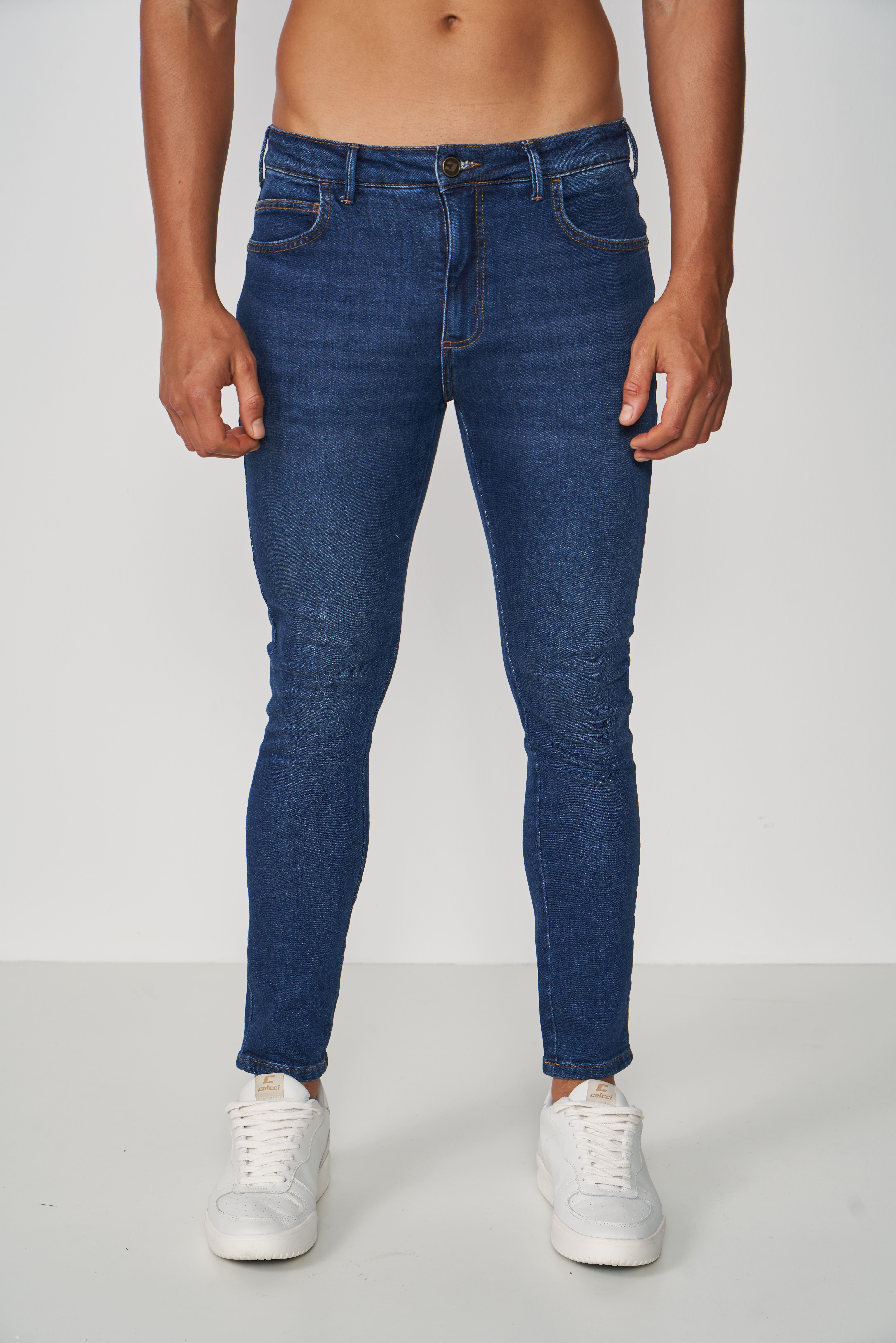 CALÇA JEANS SUPER SKINNY 38 INDIGO