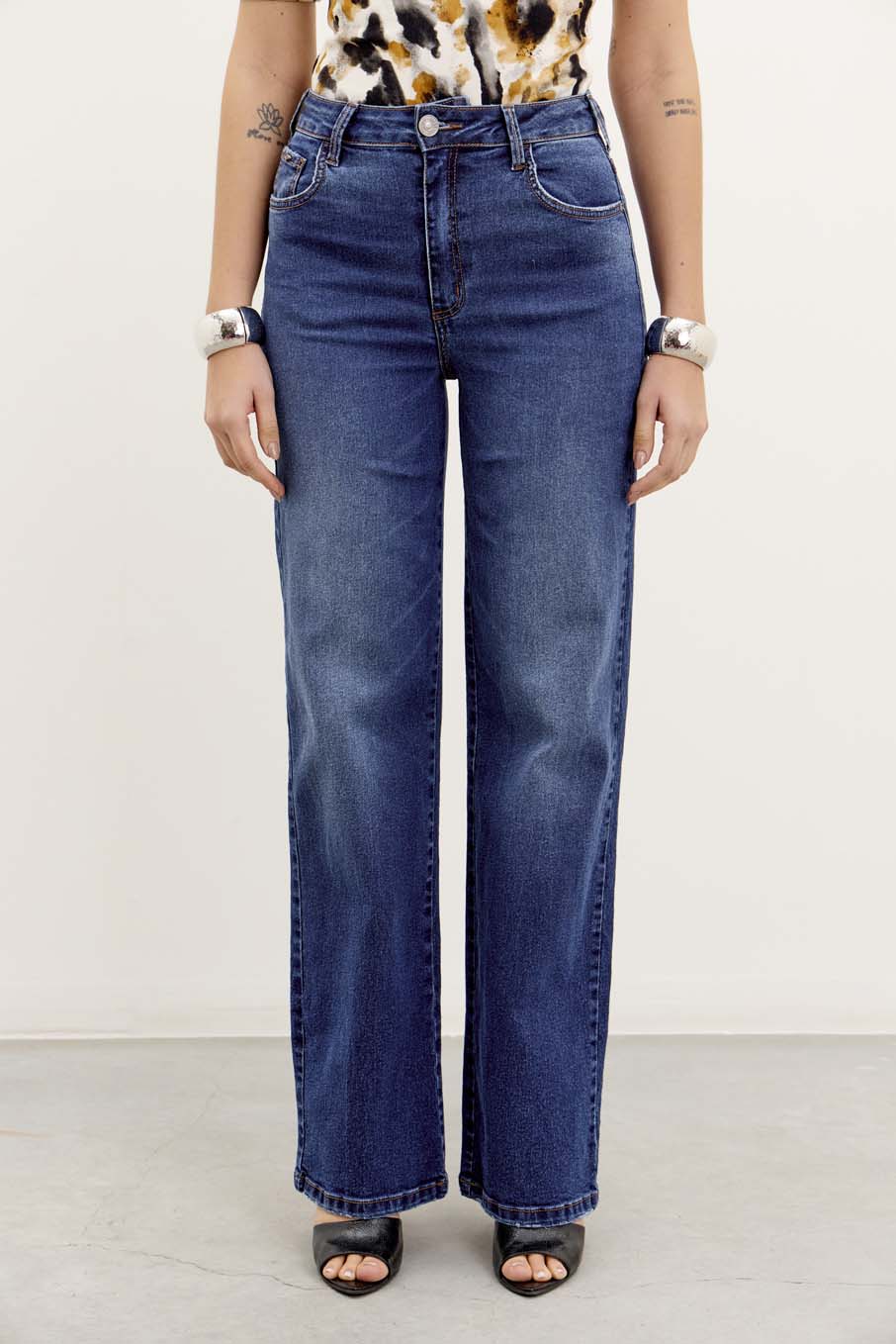 CALÇA JEANS LOREN 38 INDIGO