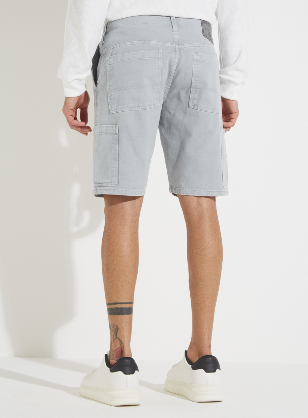BERMUDA SARJA BENJAMIN 42 CINZA PEWTER
