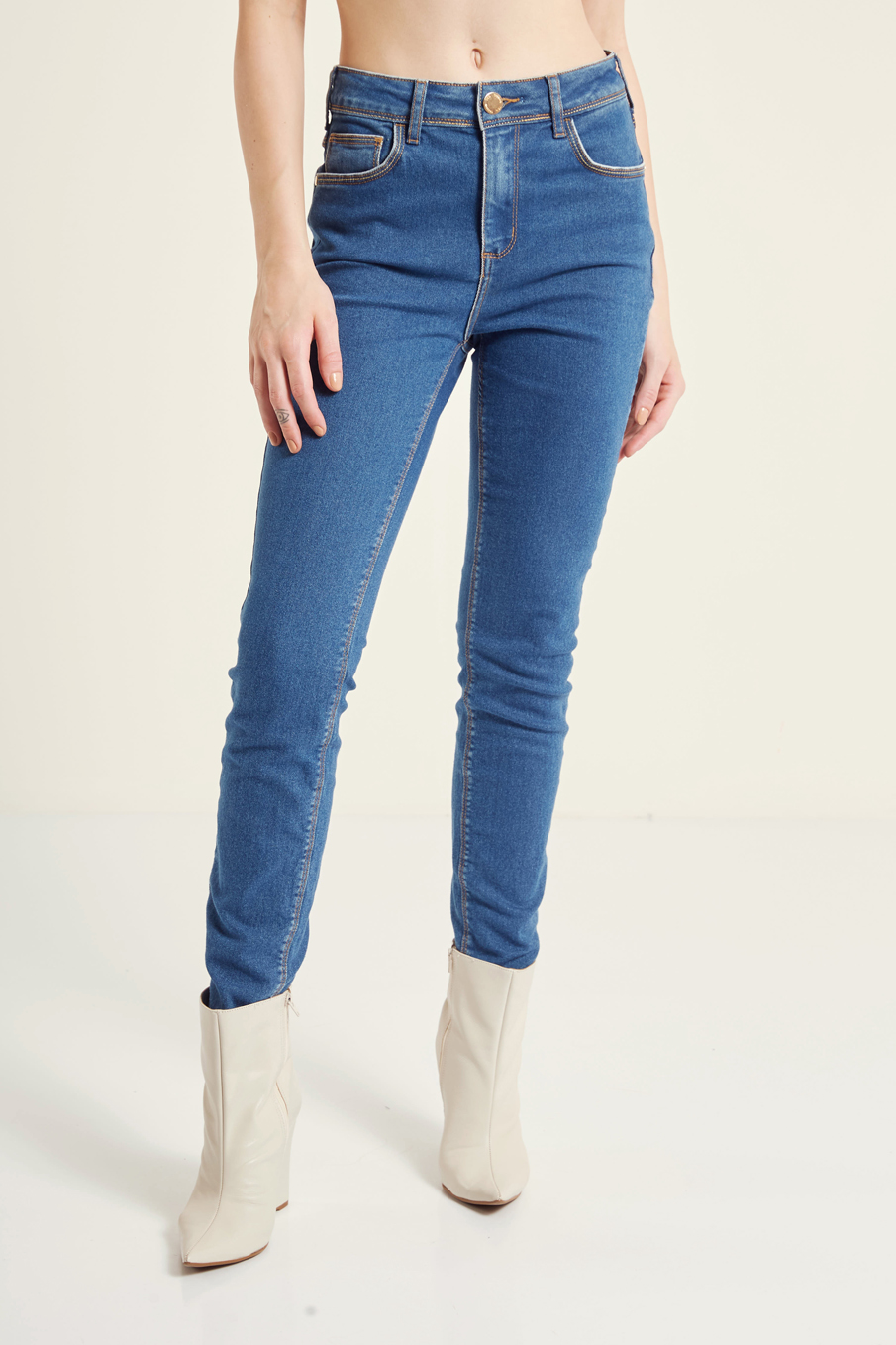 CALÇA JEANS MICHELE 38 INDIGO
