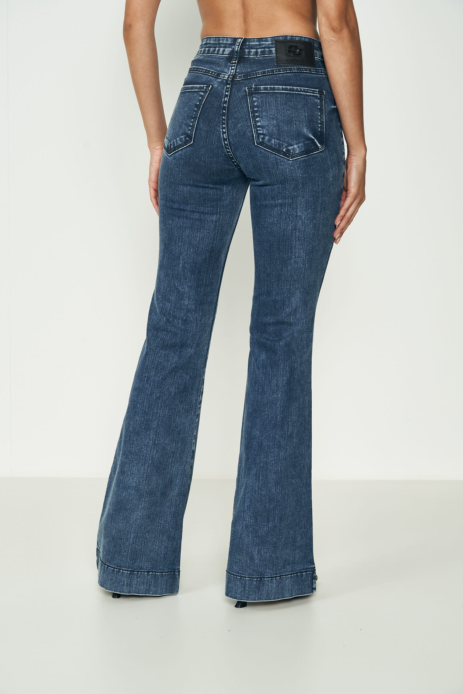 CALÇA JEANS BIA FLARE 34 INDIGO