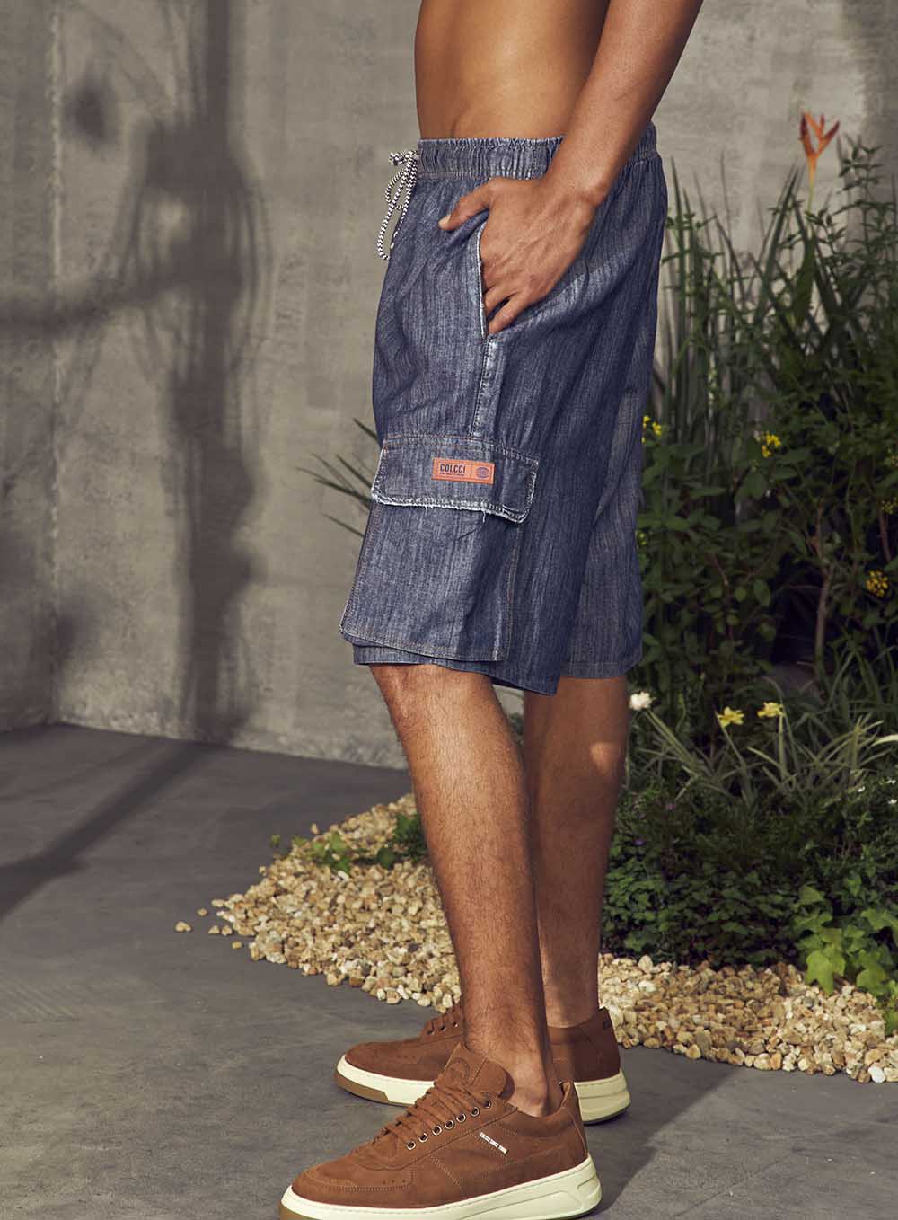 BERMUDA JEANS DAVI M INDIGO