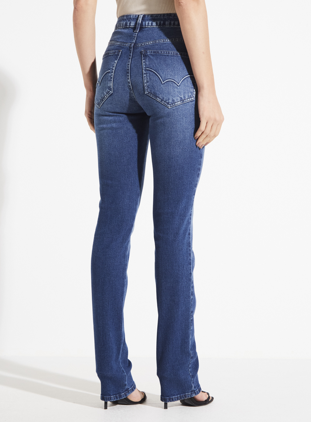 CALÇA JEANS MARISA 2 SLIM 38 INDIGO