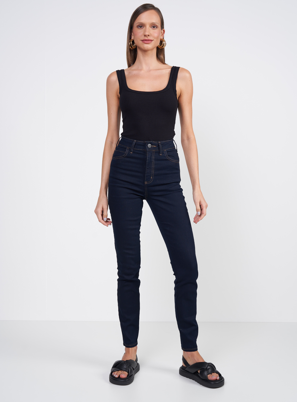 CALÇA JEANS KAREN 38 INDIGO