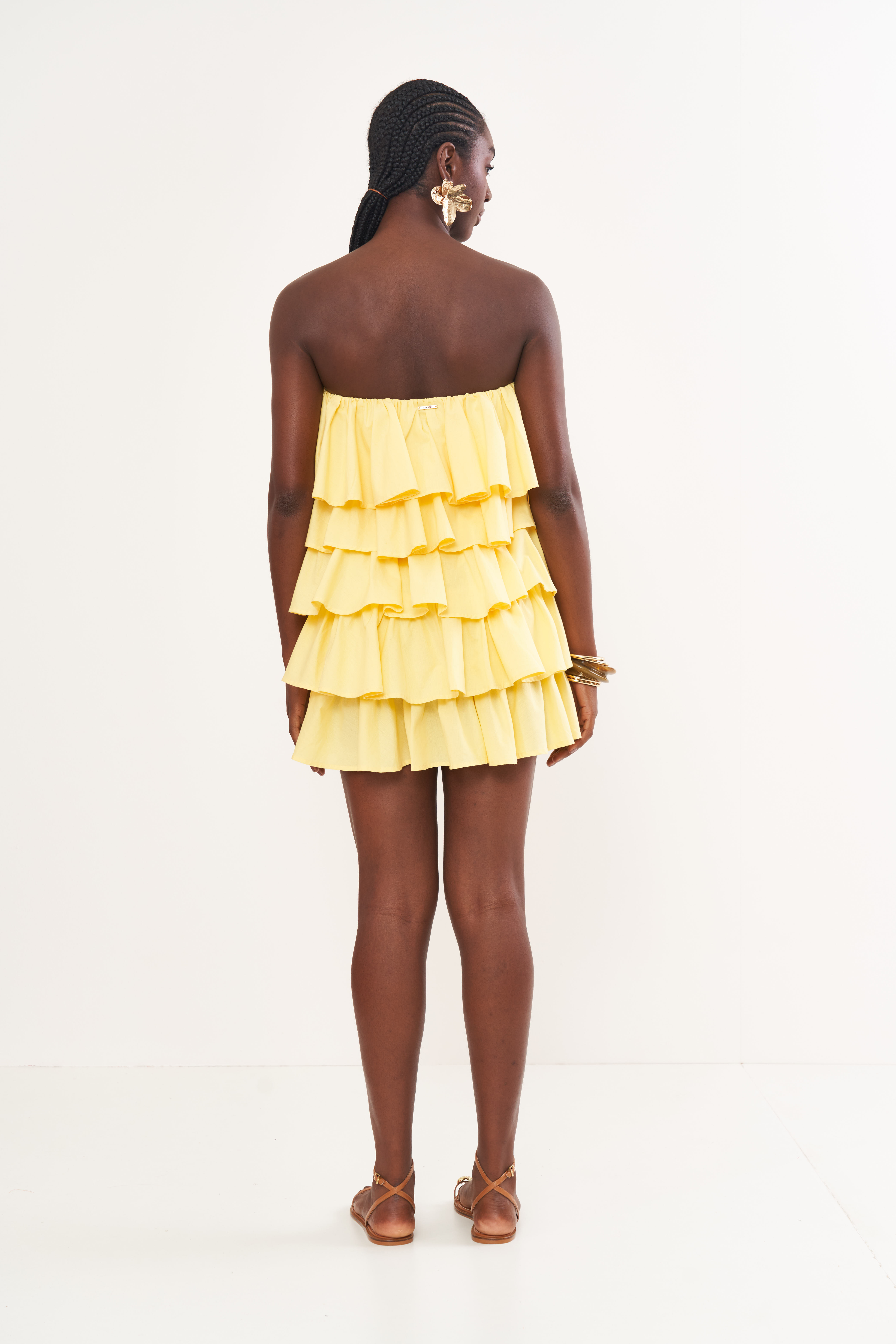 VESTIDO COLCCI M AMARELO CORNISH