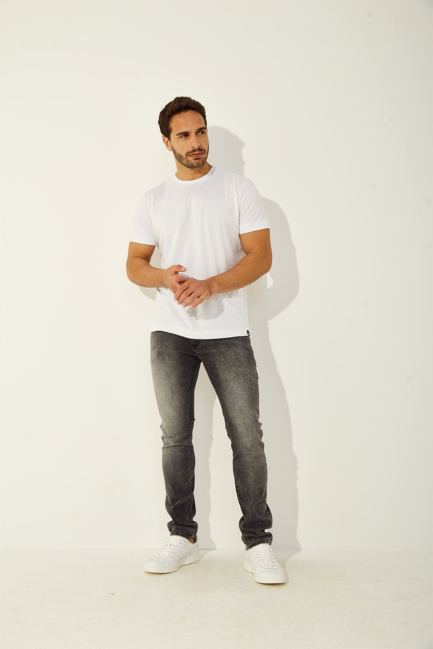 CALÇA JEANS FELIPE SKINNY 50 IND.PRETO