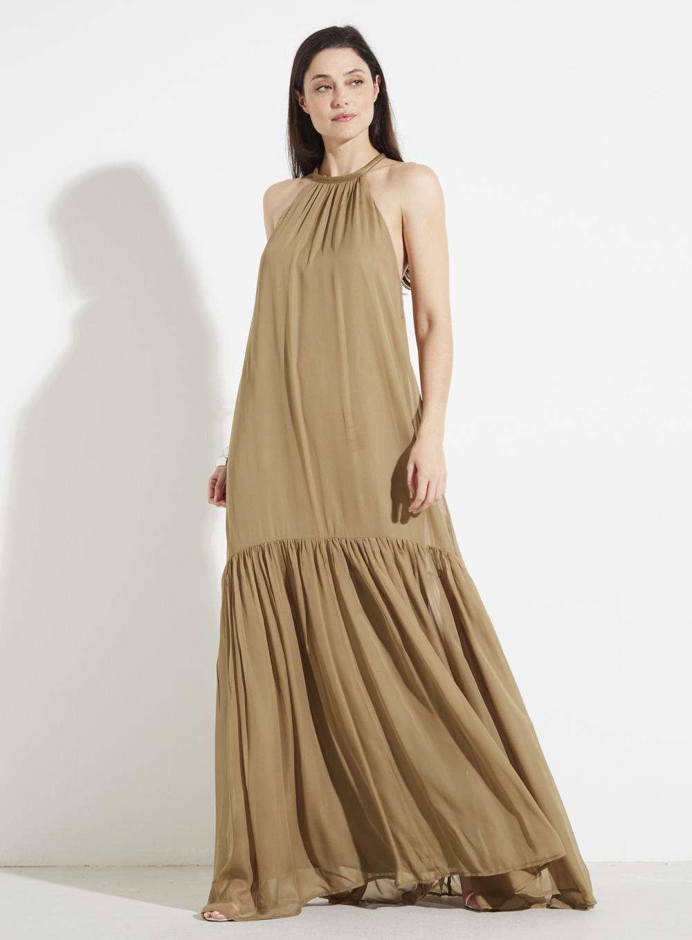 VESTIDO FORUM M BEGE MISK