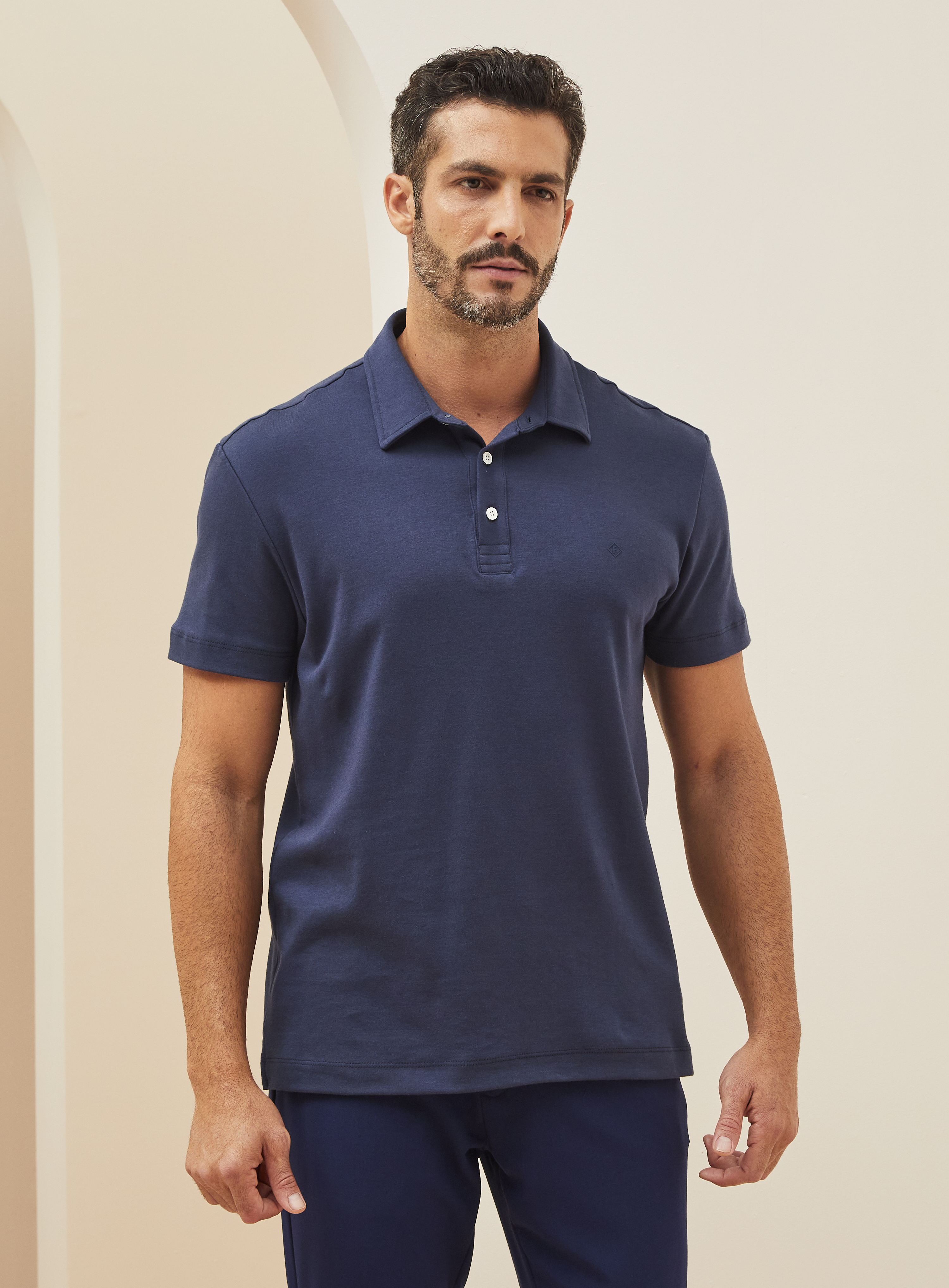 POLO FORUM M AZUL OLYMPIC