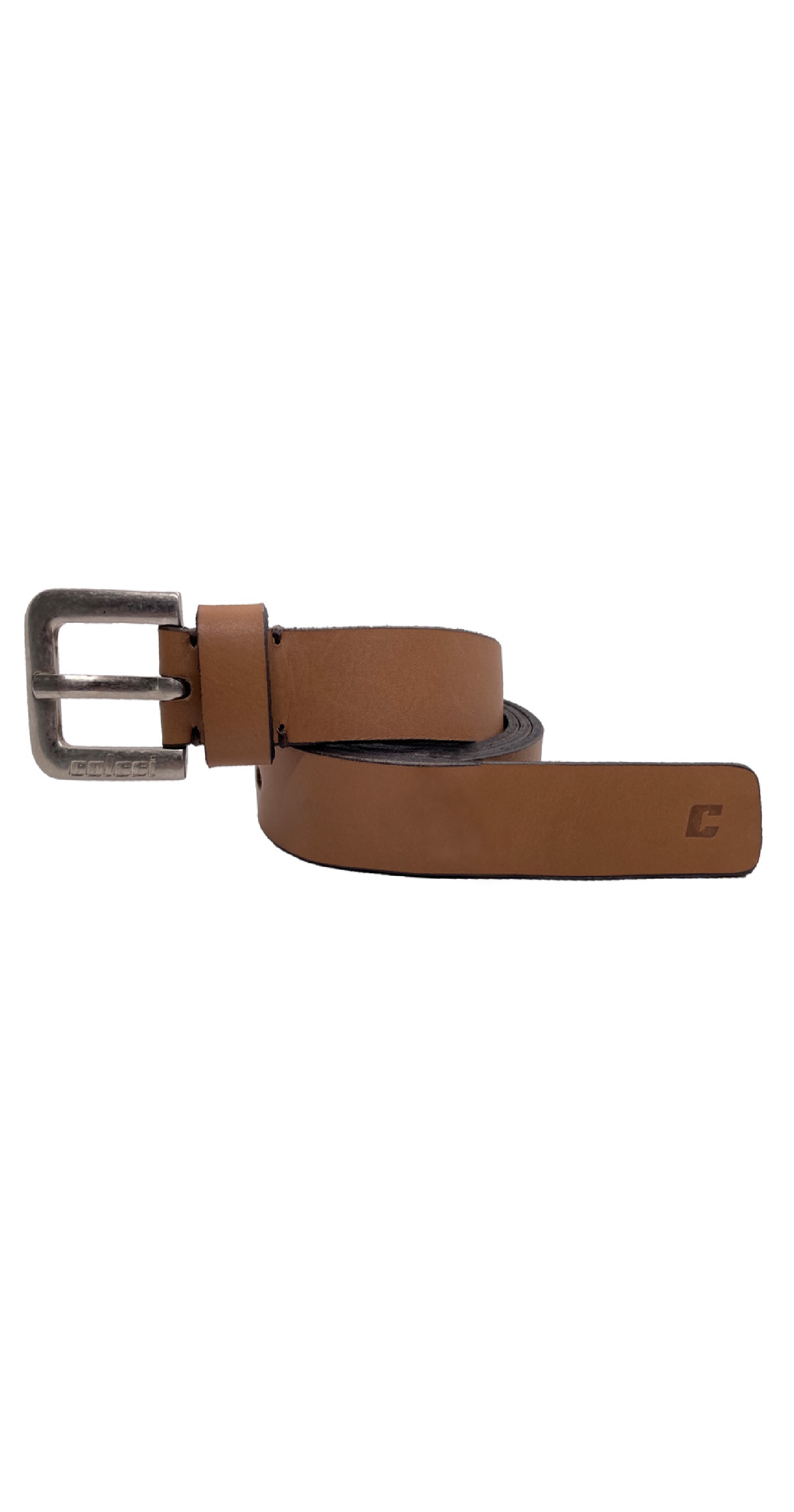 CINTO MASC COLCCI COURO 100 CARAMELO