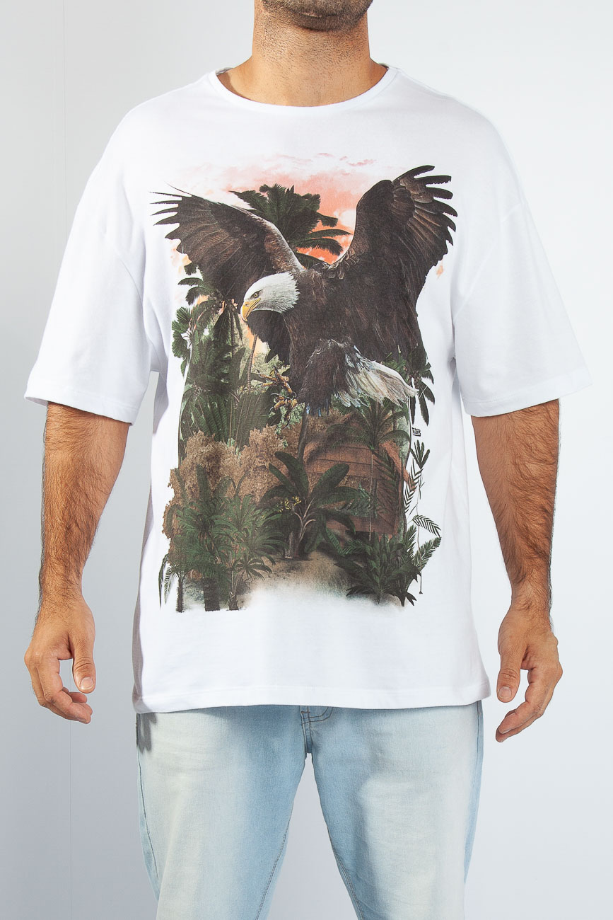 CAMISETA ESTAMPADA M BRANCO