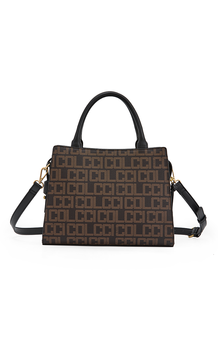 BOLSA COLCCI FEM TOTE MONOGRAMA U CAFE
