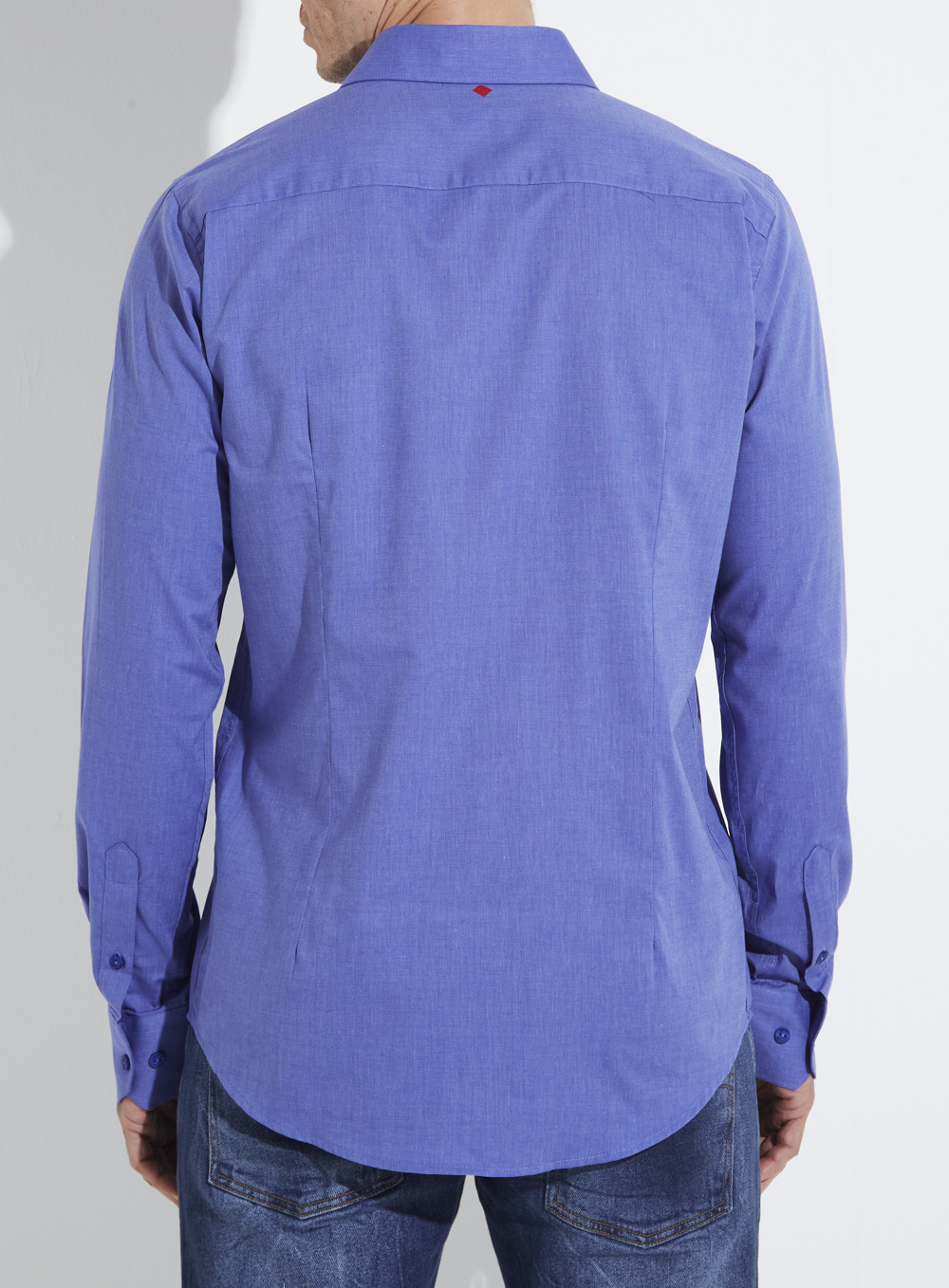CAMISA SLIM FIT 2 AZUL/BRANCO