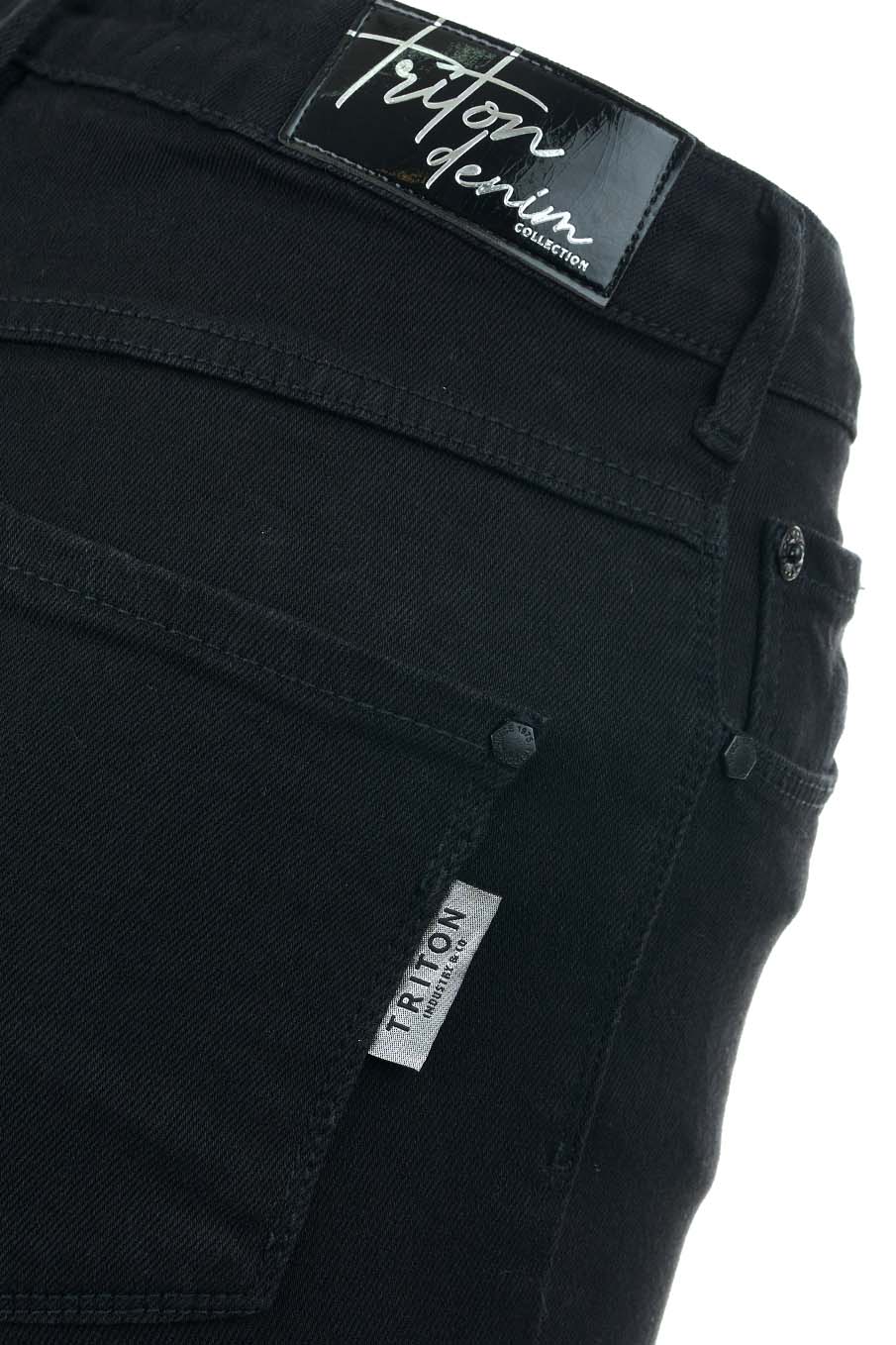 CALÇA JEANS GISELE 38 IND.PRETO