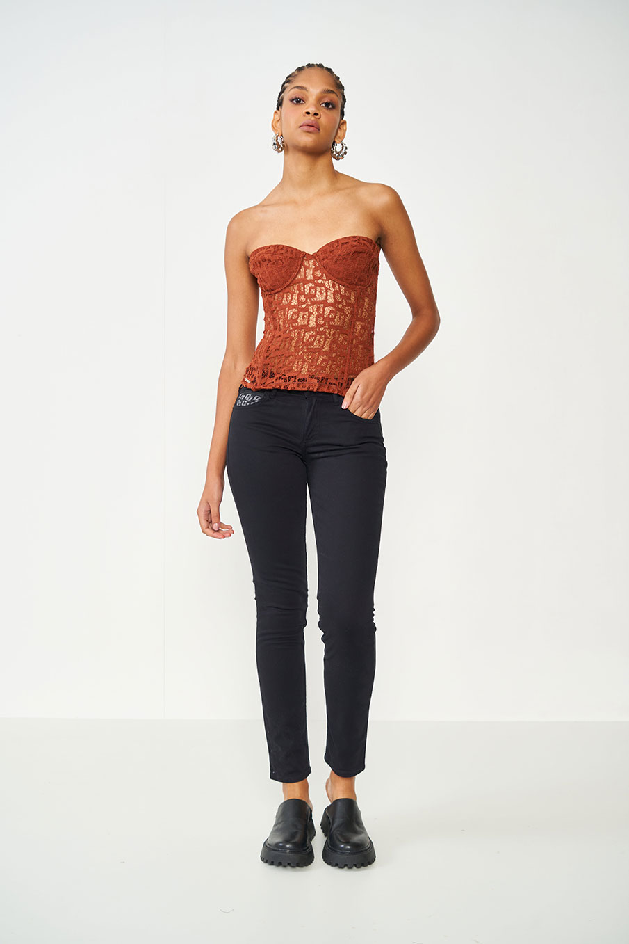 CALÇA SARJA ICONIC 36 PRETO