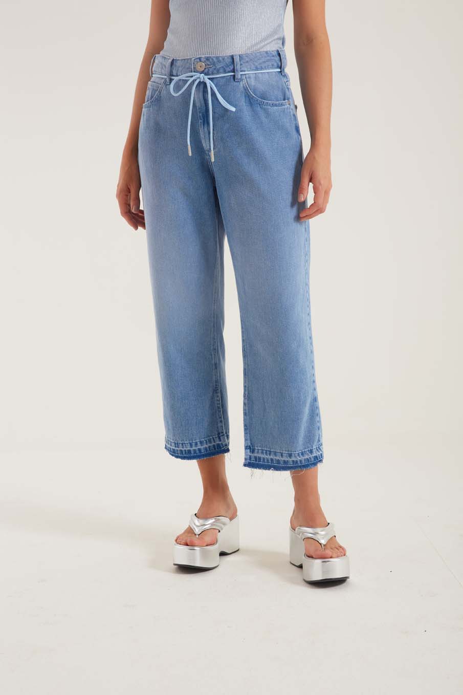 CALÇA JEANS THAILA 42 INDIGO