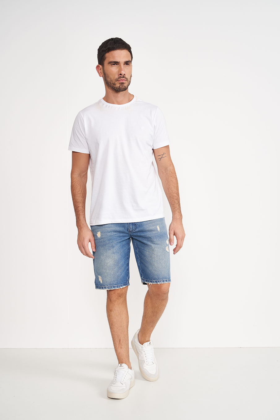 BERMUDA JEANS DAVI 36 INDIGO