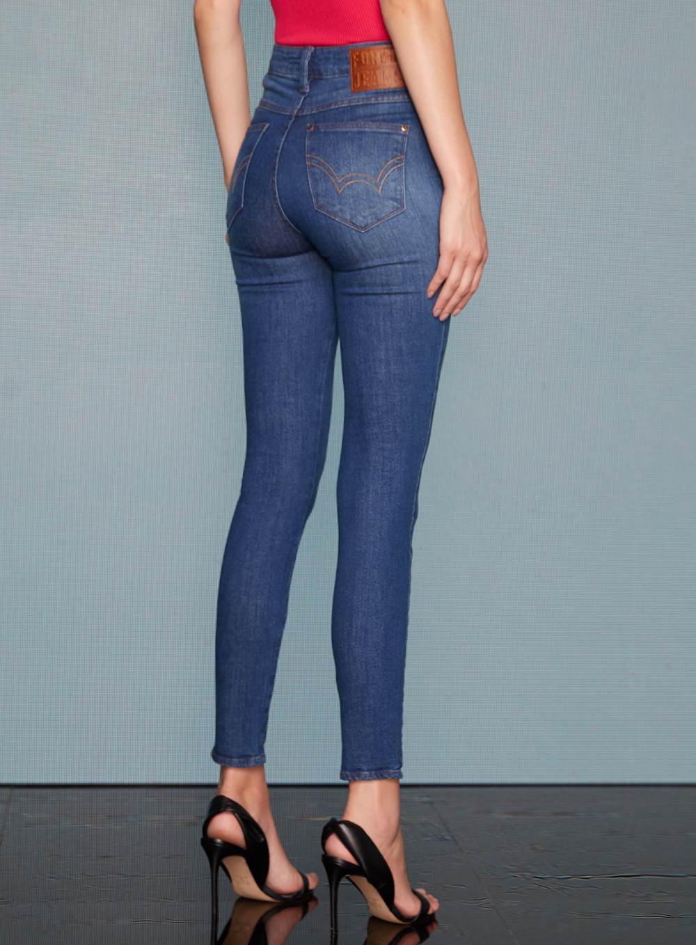 CALÇA JEANS SABRINA CIGARRETE 36 INDIGO