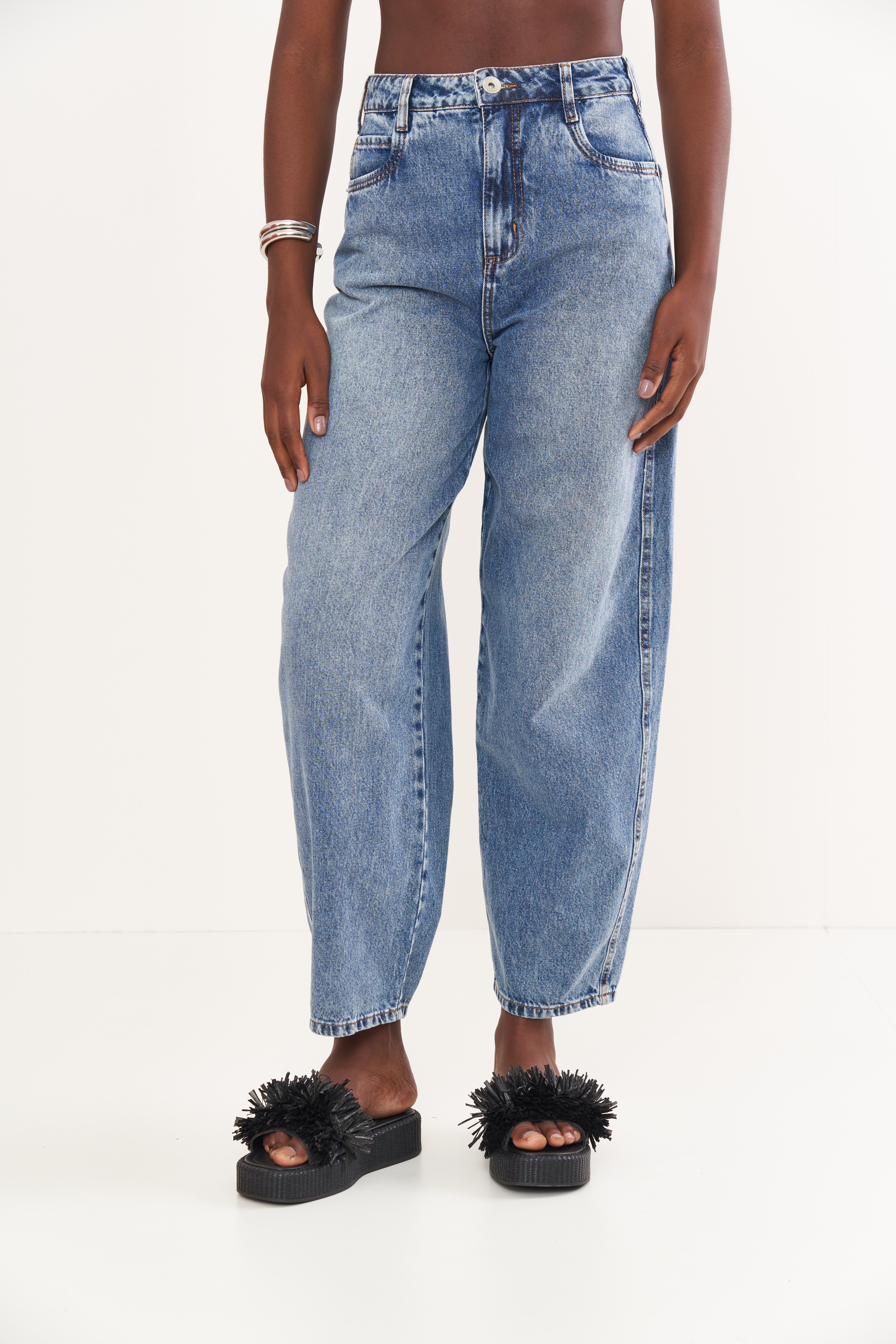 CALÇA JEANS JOANA 44 INDIGO