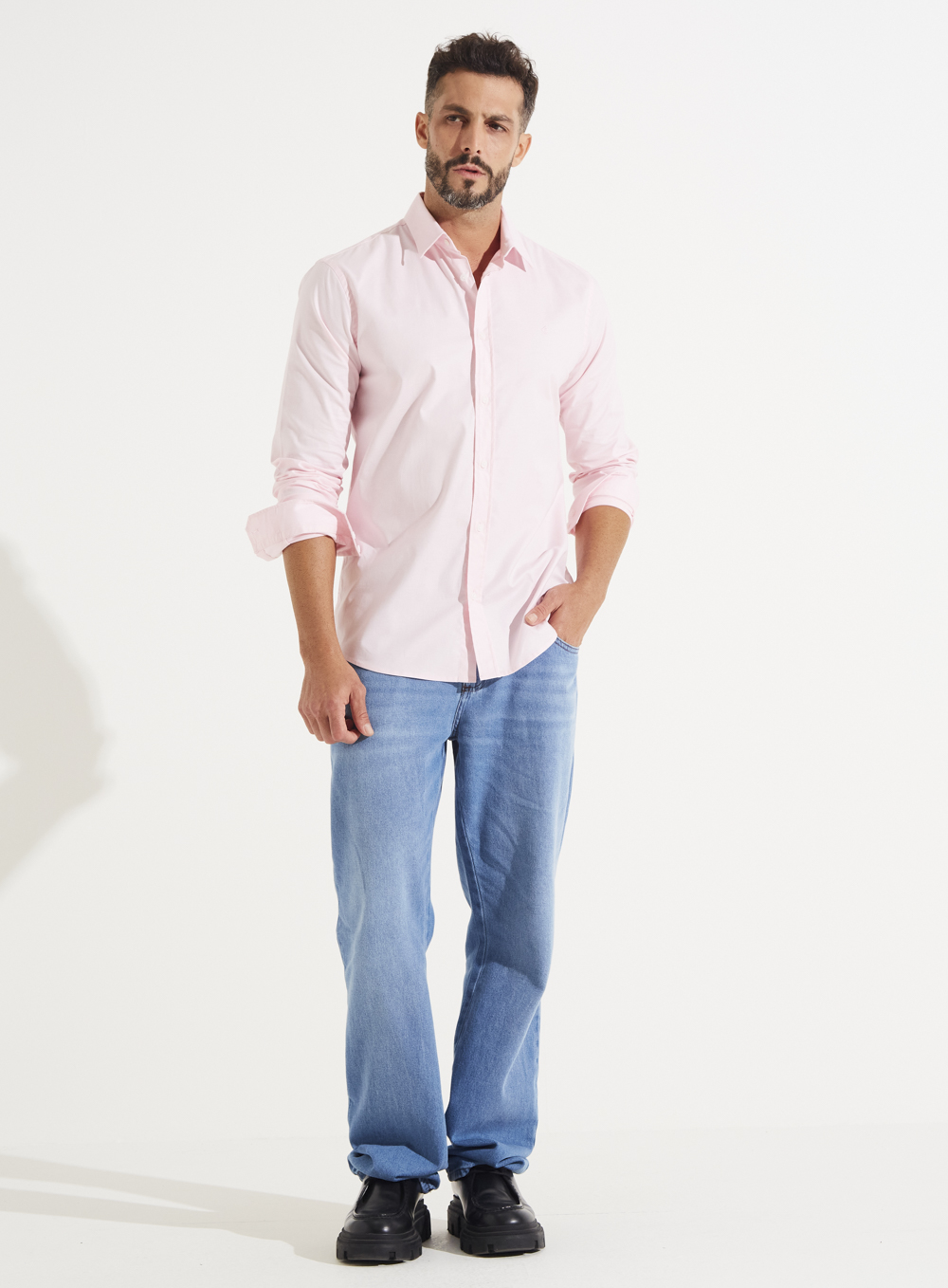 CAMISA SUPER SLIM FIT 3 ROSA ROSALIE