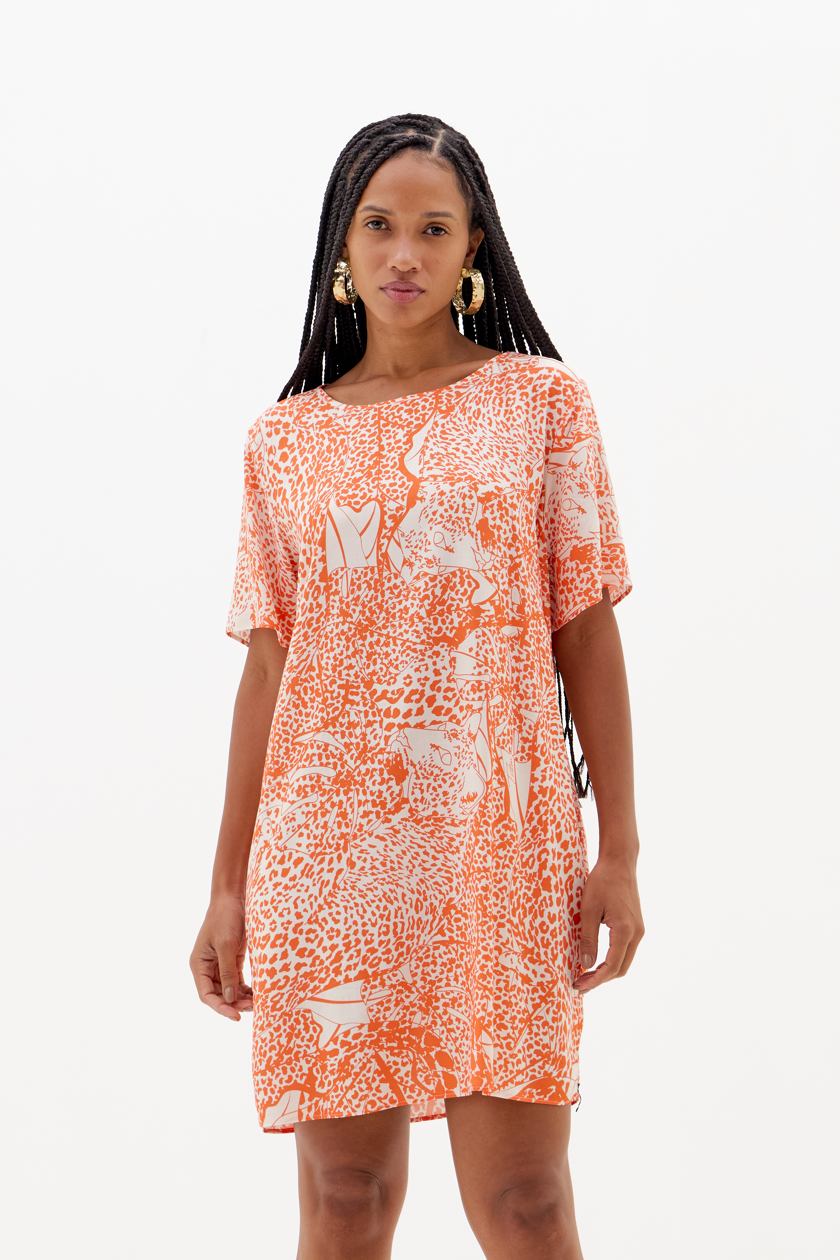 VESTIDO ESTAMPADO P HIDDEN FOREST