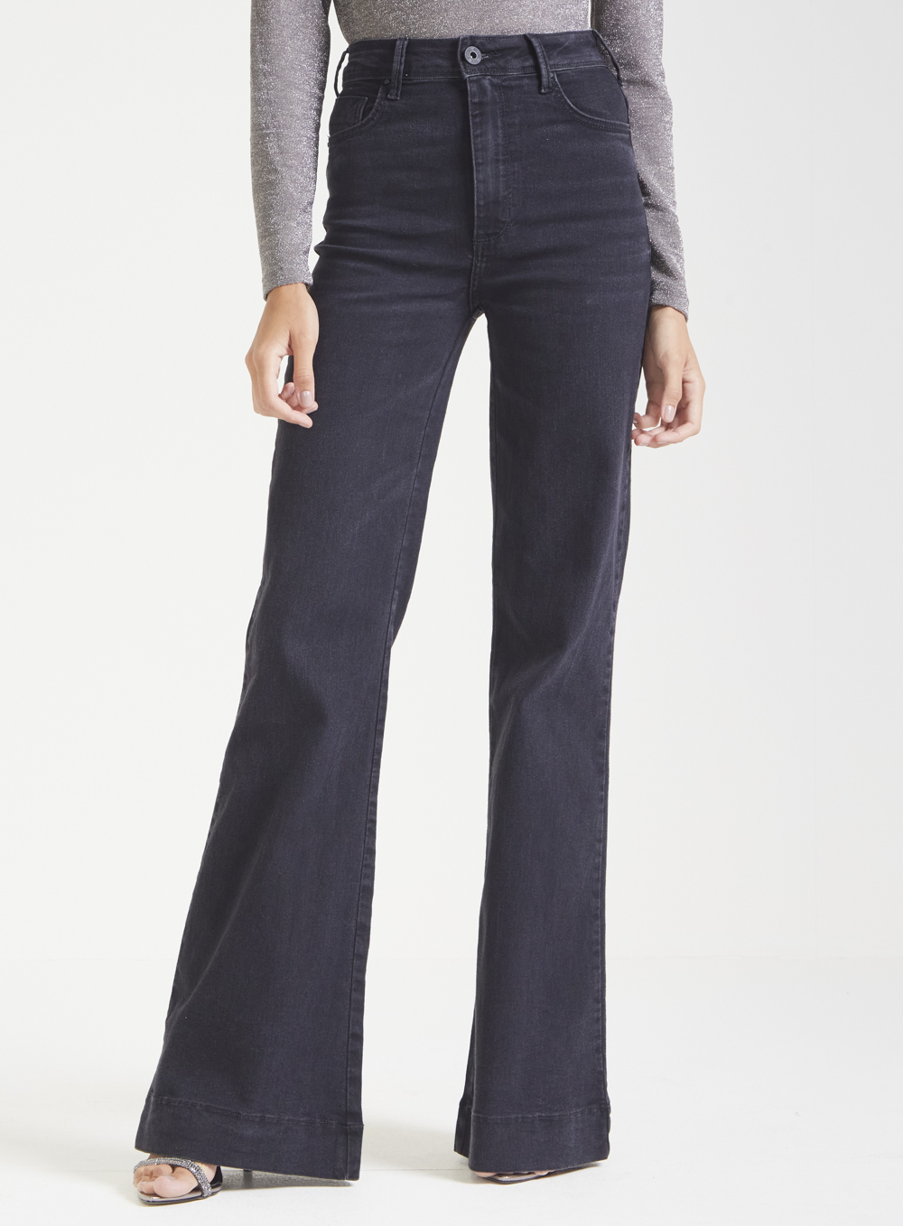 CALÇA JEANS LOUISE 36 IND.PRETO