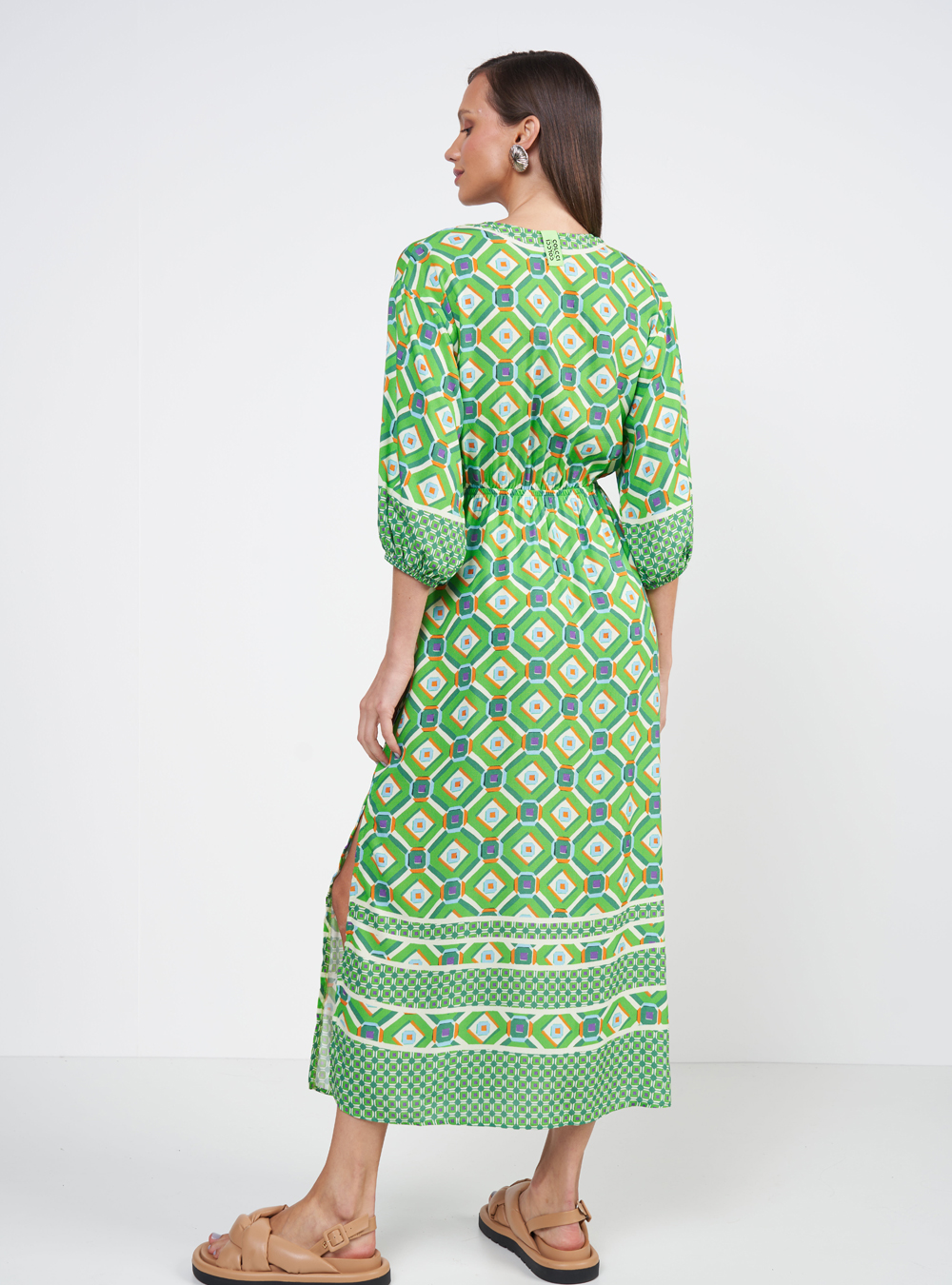 VESTIDO ESTAMPADO G AZULEJOS II