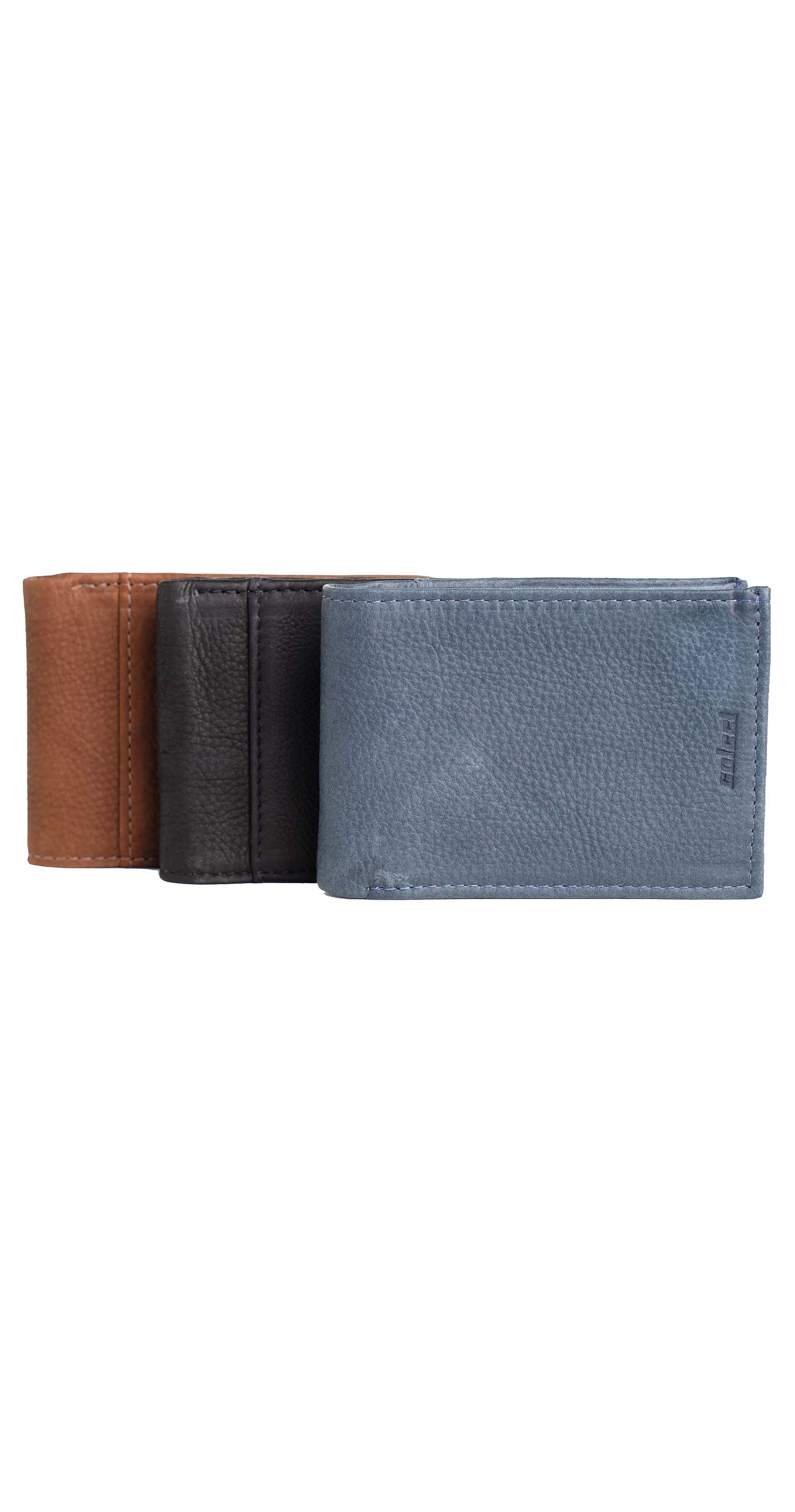 CARTEIRA MASCULINA COLCCI COURO U MARROM NOBUCK