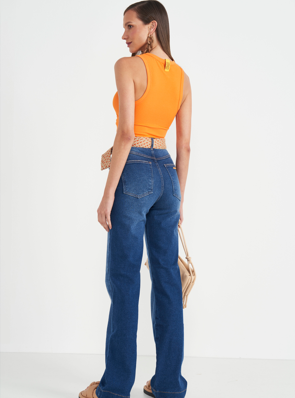 BLUSA CANELADA G LARANJA HEAT