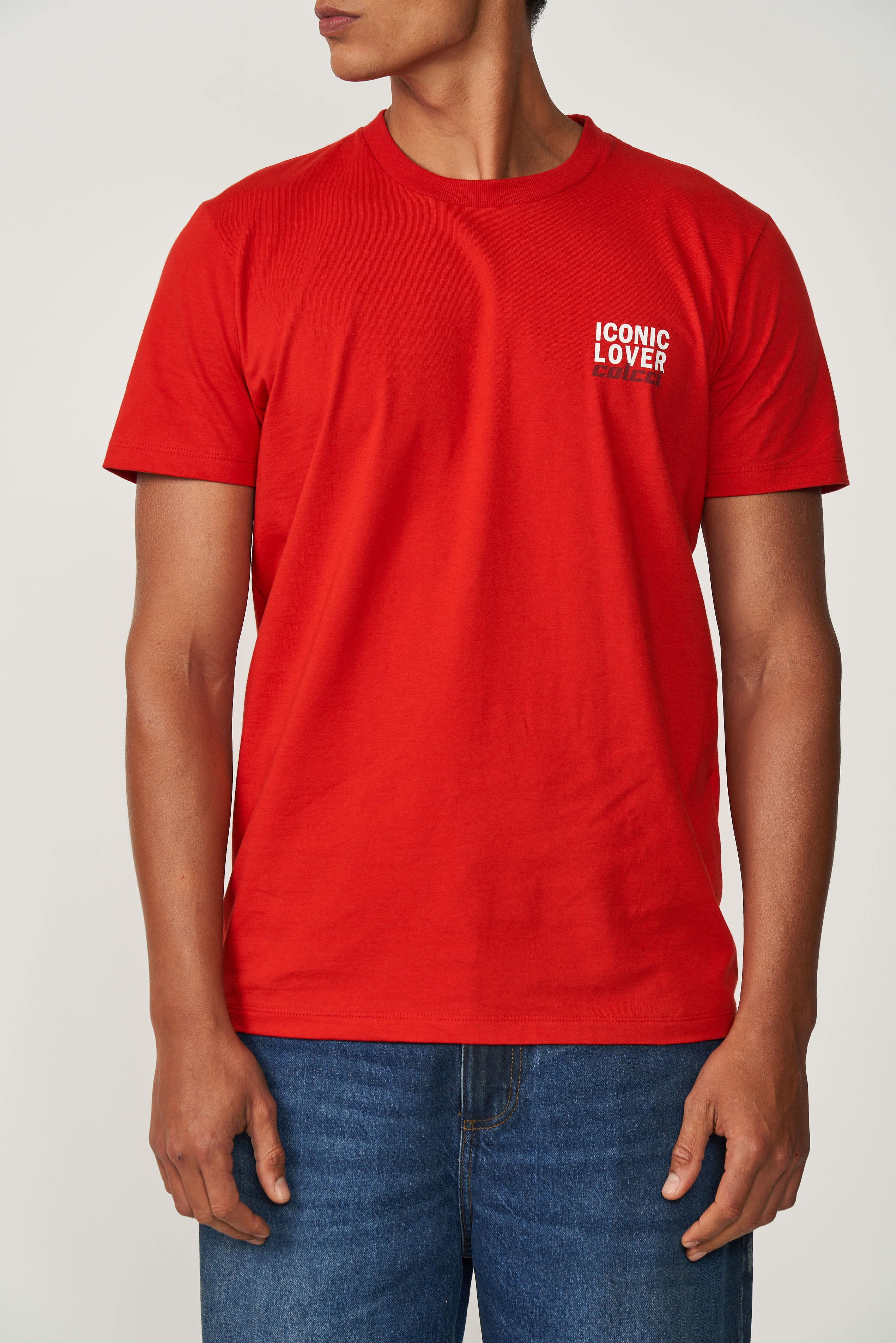 CAMISETA COLCCI GG VERMELHO SPARKLY
