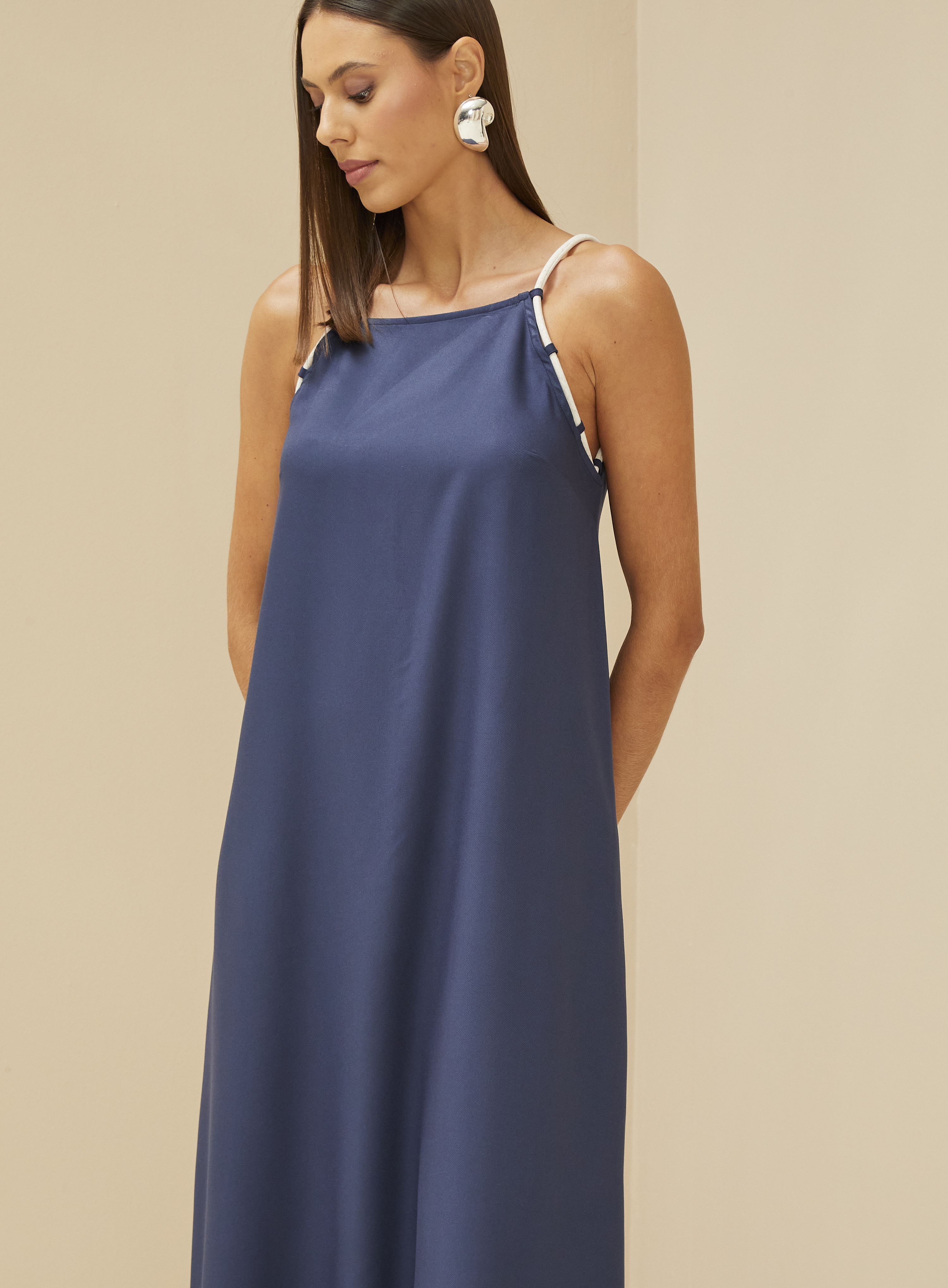 VESTIDO FORUM P AZUL OLYMPIC