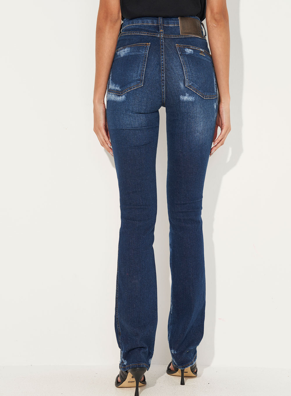 CALÇA JEANS BRUNA STRETCH RETA 46 INDIGO