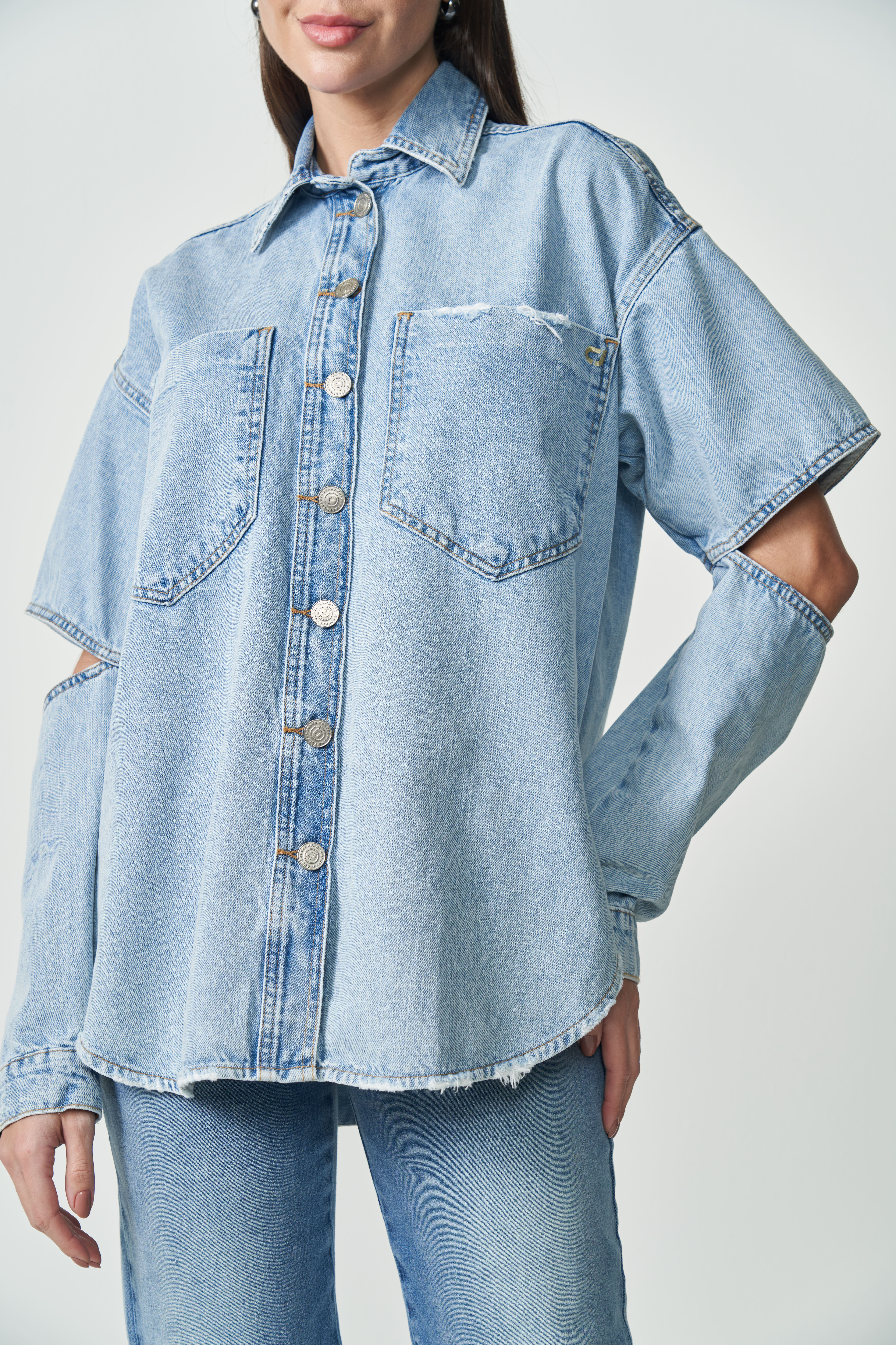 CAMISA COLCCI JEANS P INDIGO