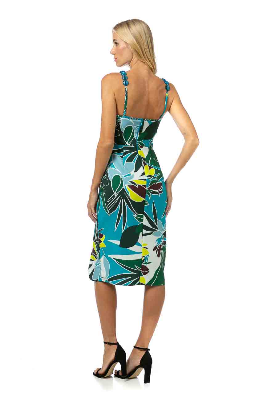 VESTIDO MIDI ESTAMPADO 38 VERNONIA