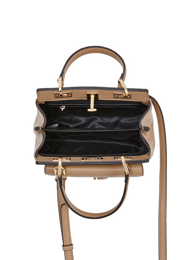 BOLSA OPEN FEM MINI TOTE LISA U BEGE SISAL