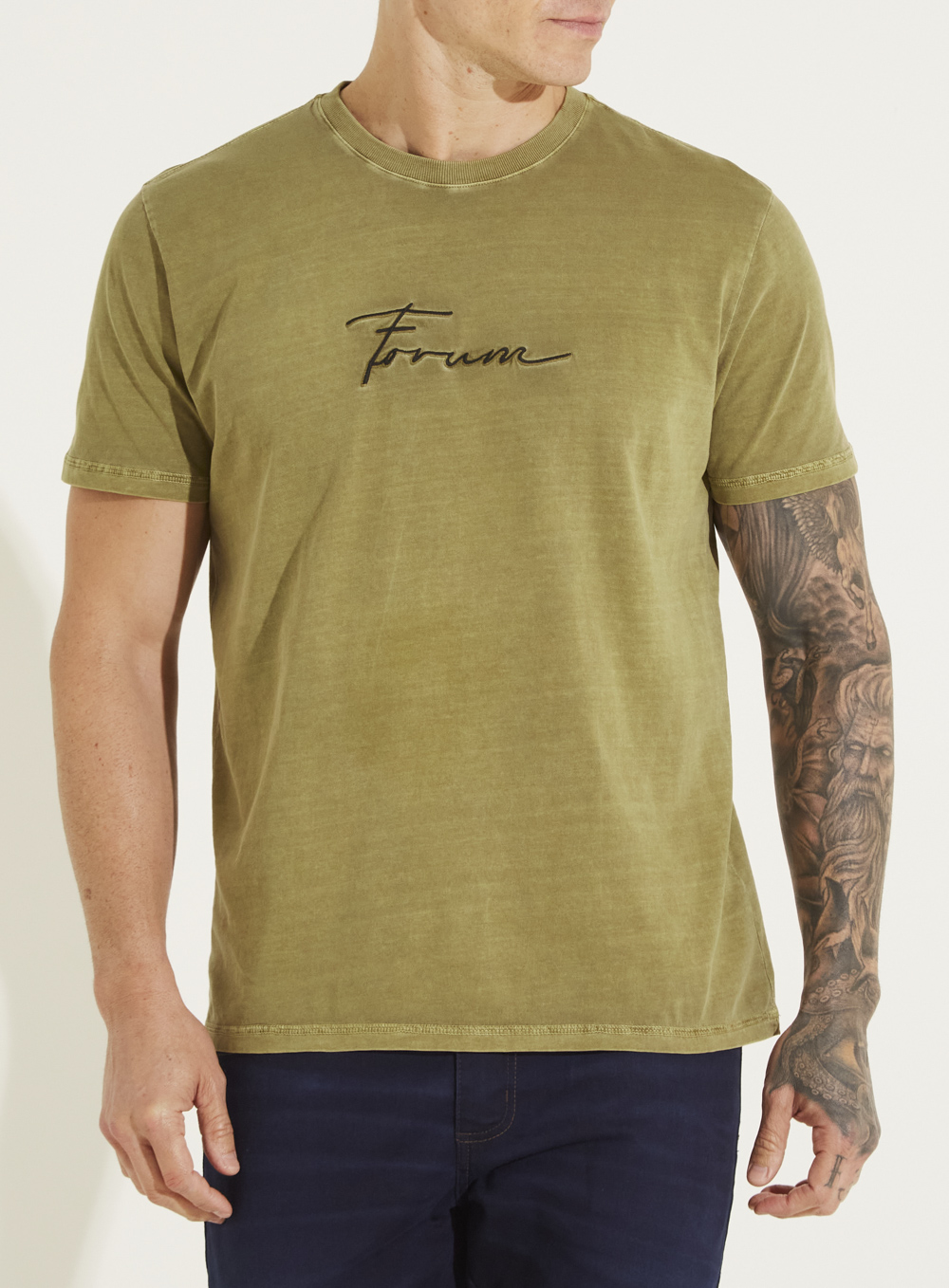 CAMISETA FORUM M MARROM NOZES