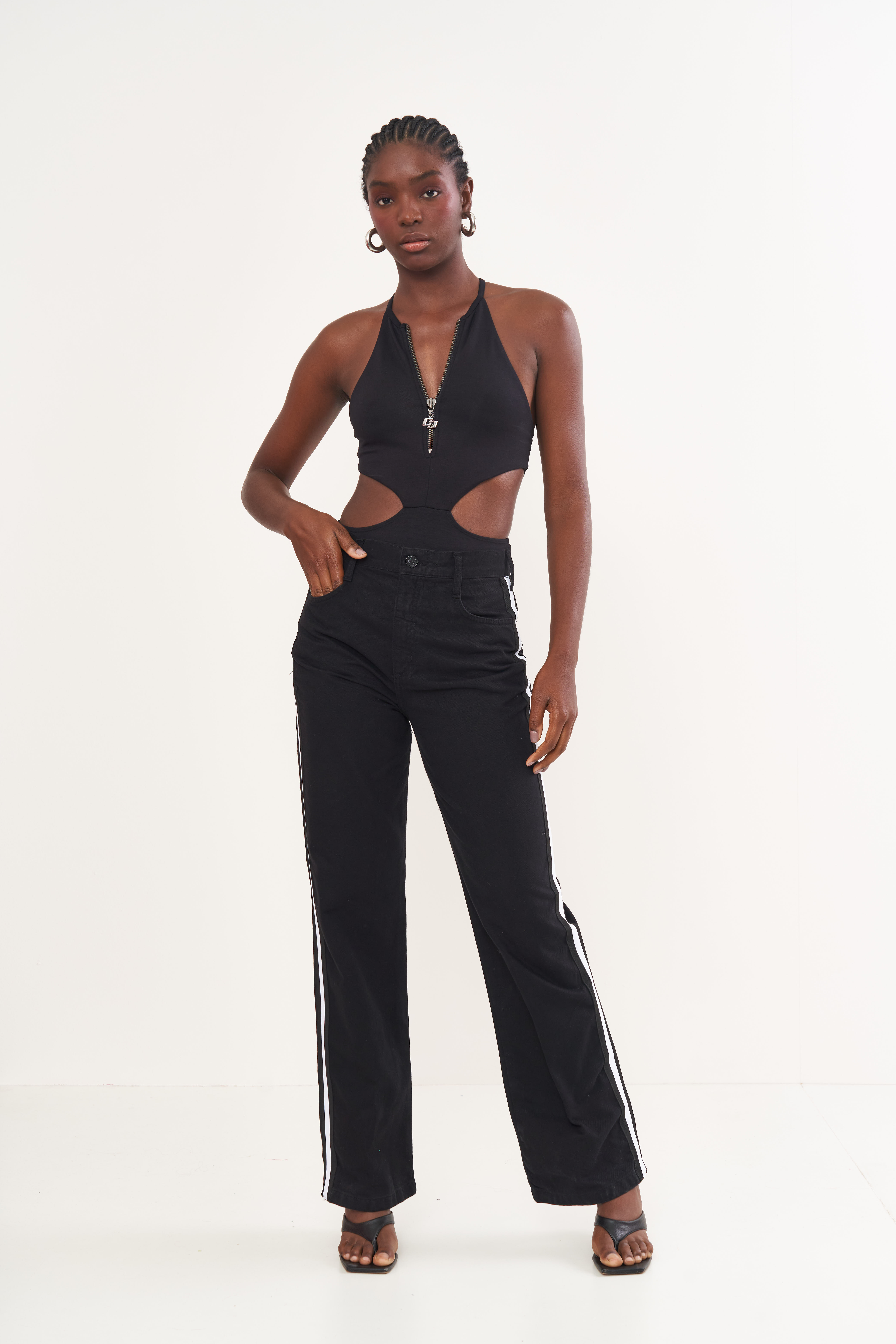 CALÇA SARJA BARCELONA 46 PRETO