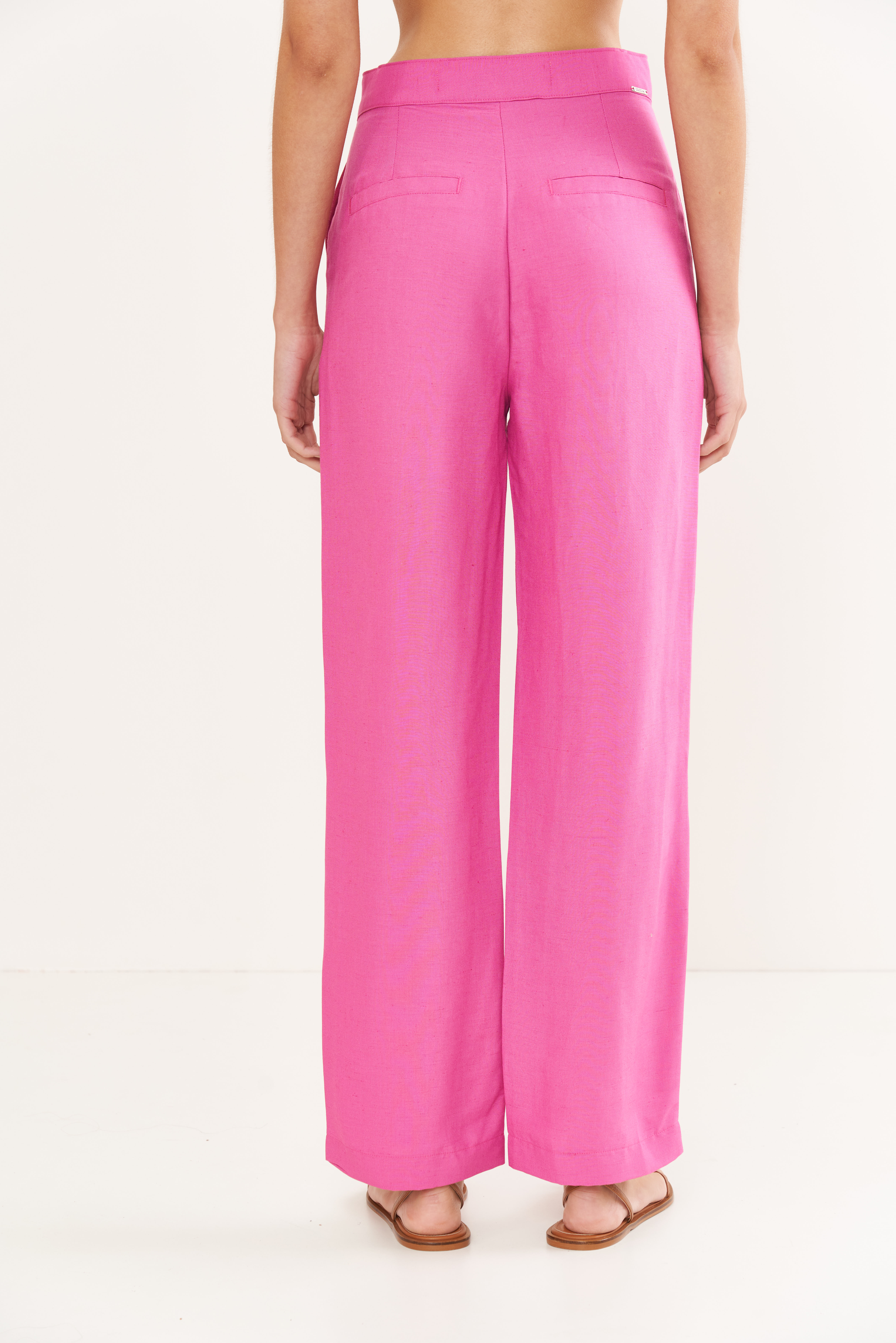 CALÇA LINHO 38 ROSA MON AMOUR