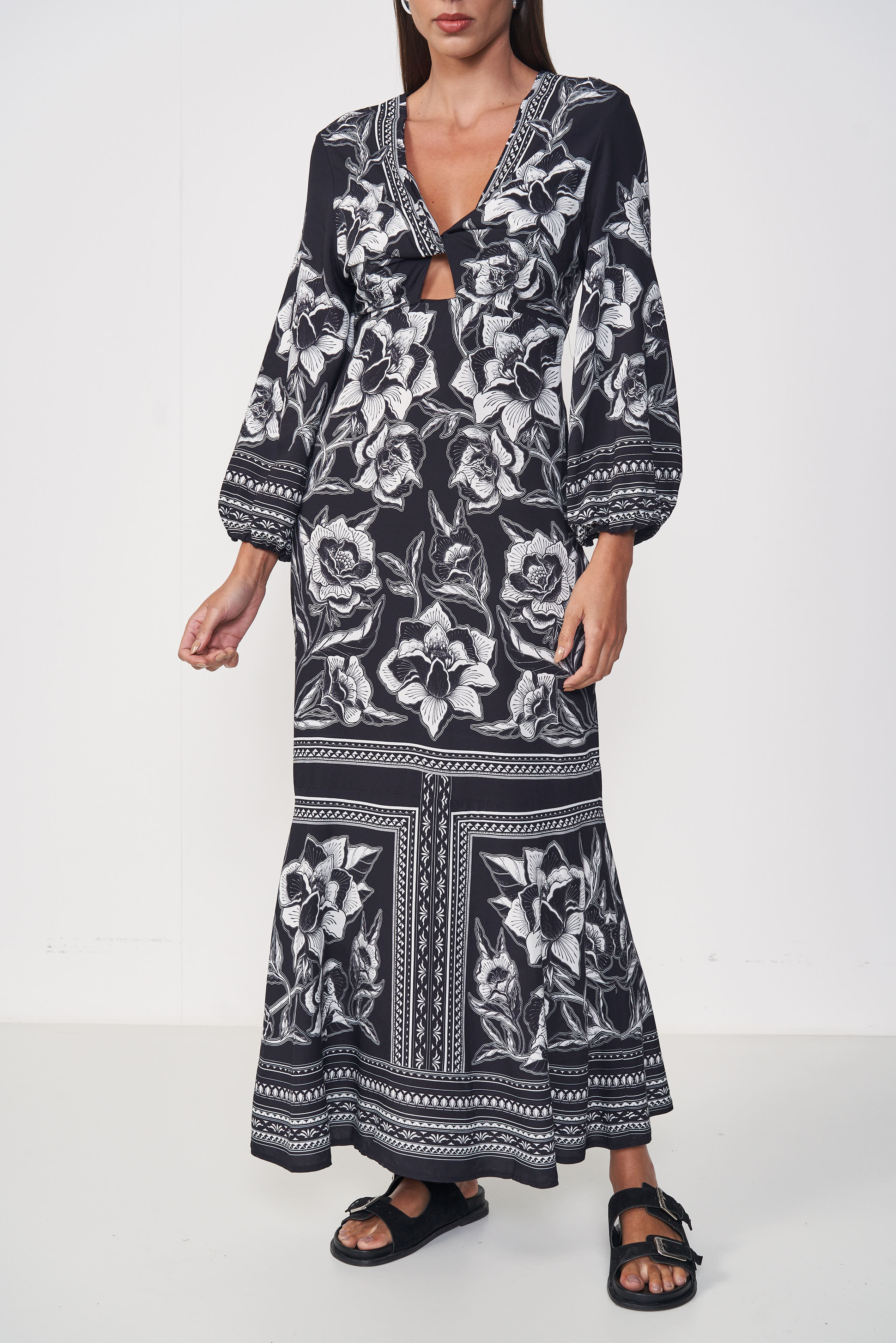 VESTIDO ESTAMPADO P MONOCROMATIC II
