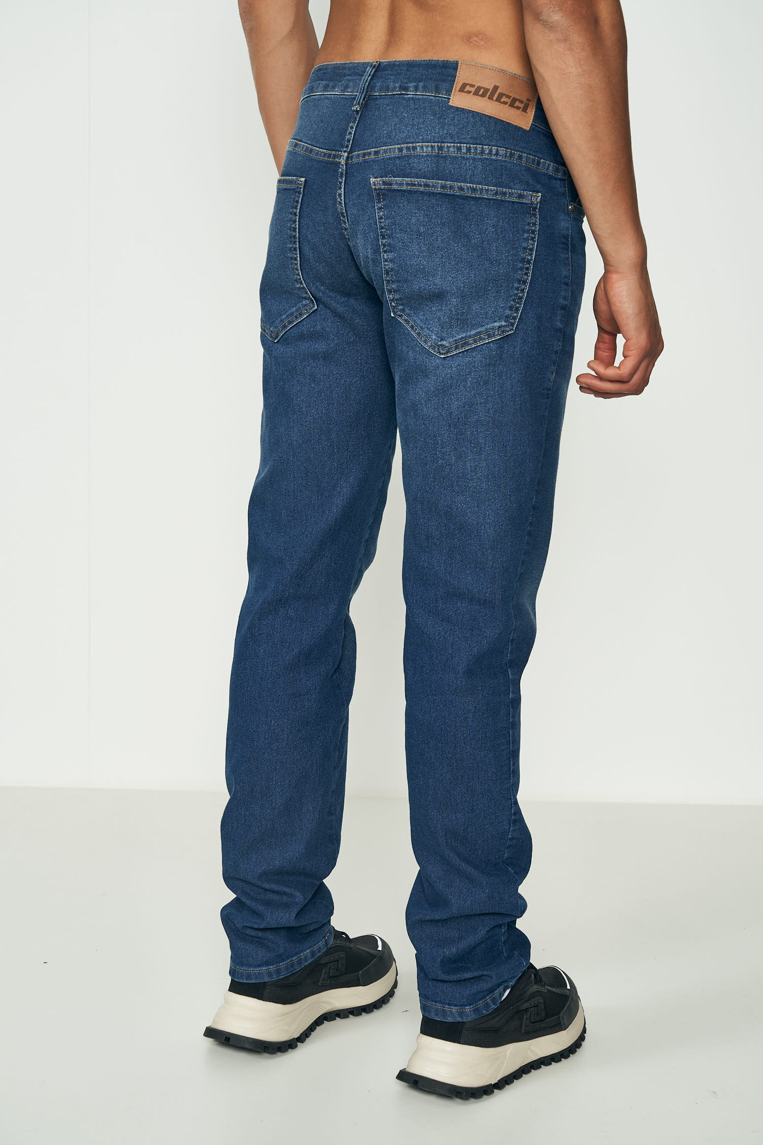 CALÇA JEANS ALEX SLIM 40 INDIGO