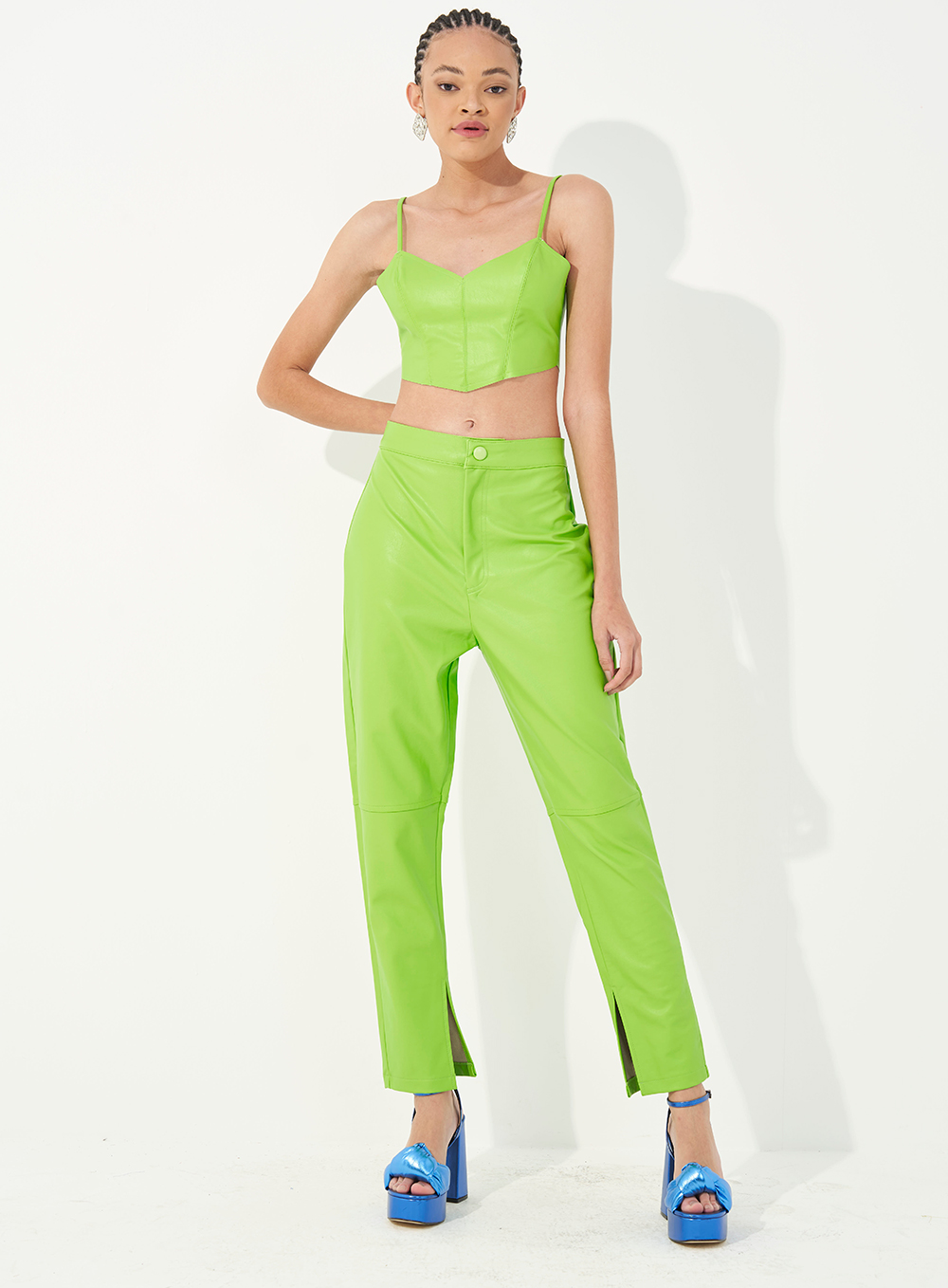 CALCA COLCCI 38 VERDE LIMER