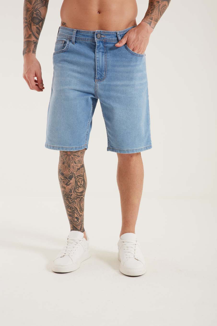 BERMUDA JEANS LUAN 40 INDIGO