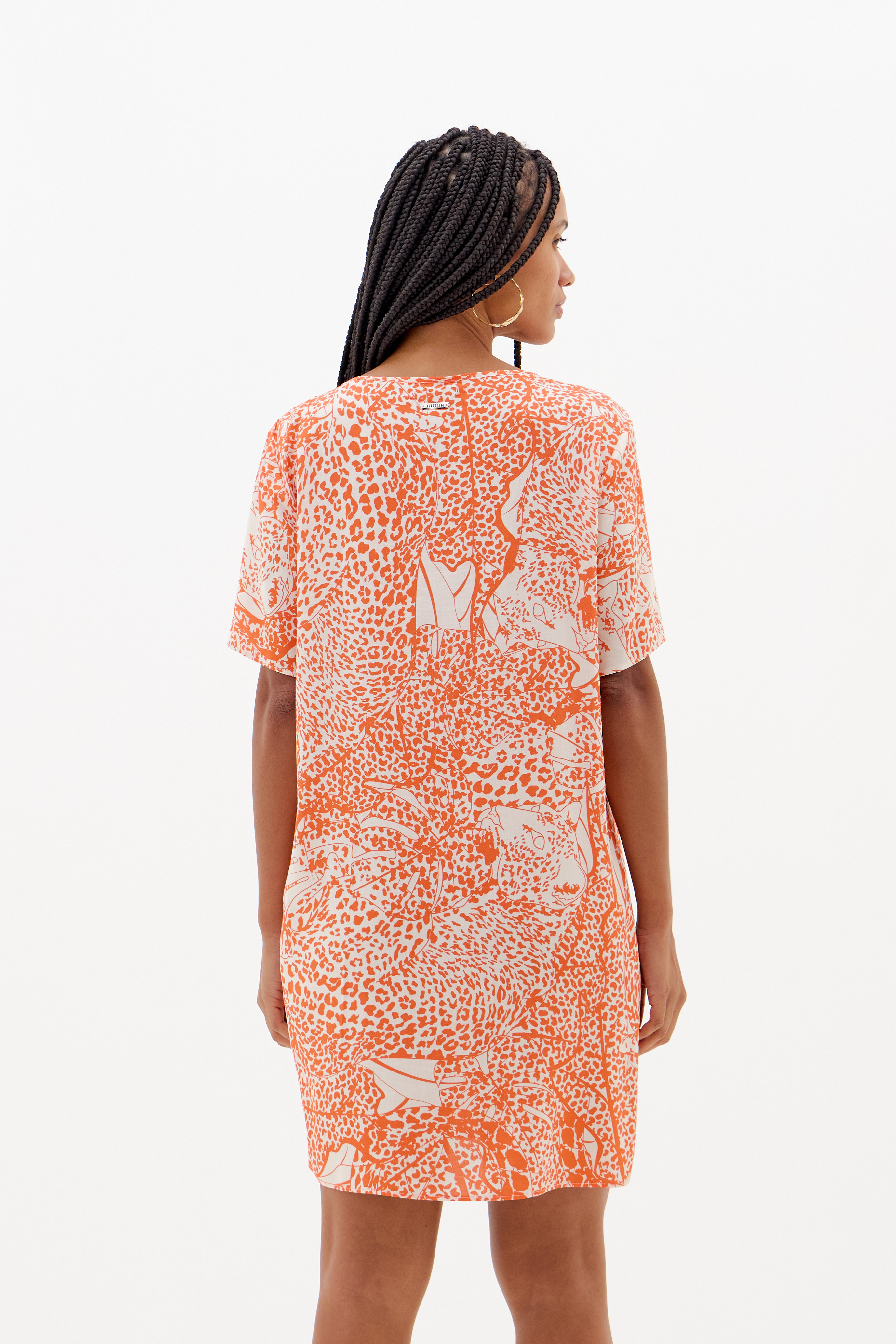 VESTIDO ESTAMPADO P HIDDEN FOREST