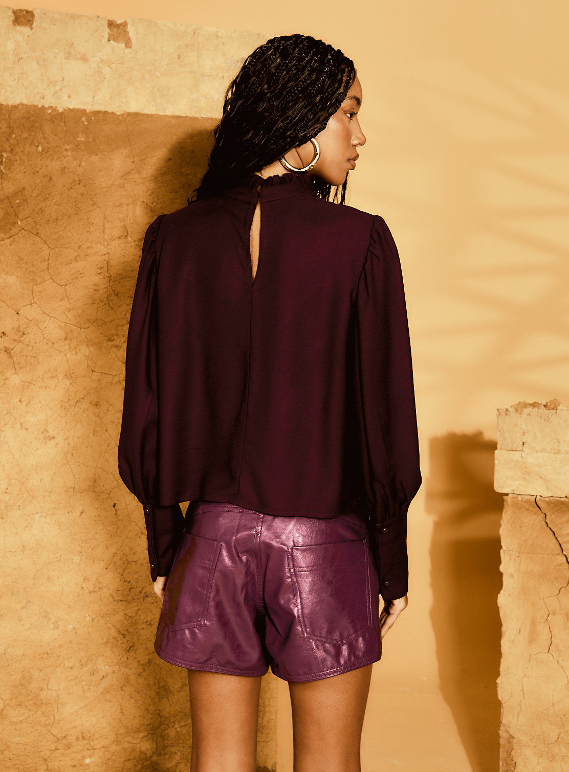 BLUSA ISY P MARROM MALFITANO