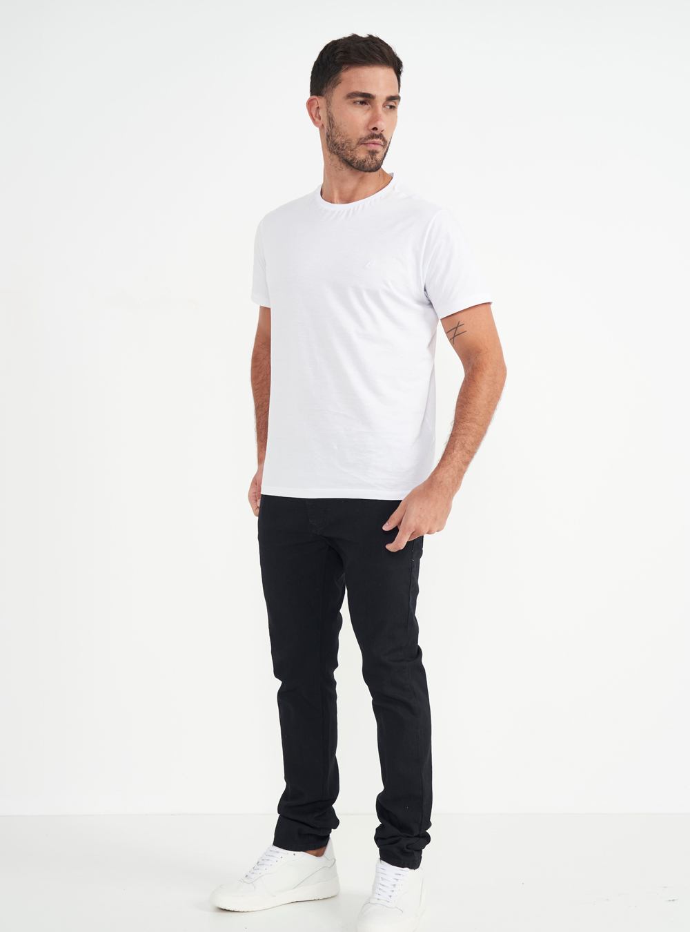 CALÇA SARJA FELIPE SKINNY 36 PRETO