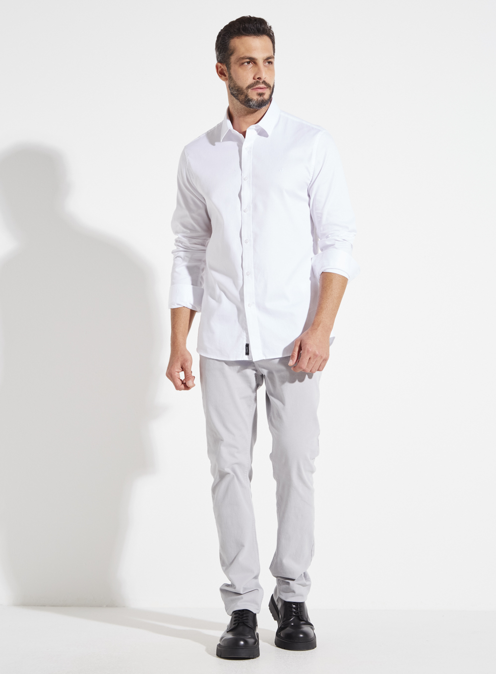 CAMISA SLIM FIT 4 BRANCO
