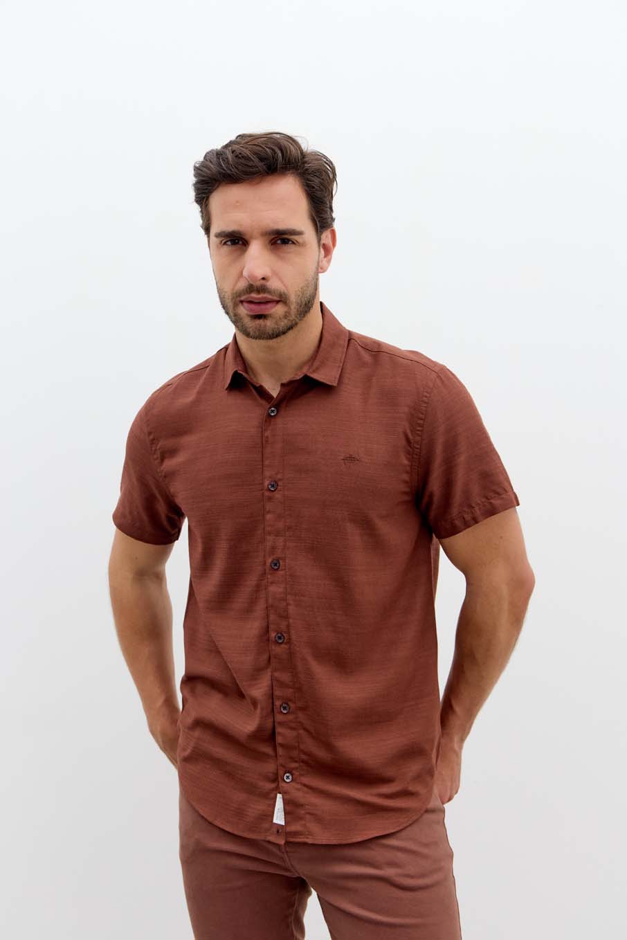 CAMISA RESORT GG BEGE ITALIAN