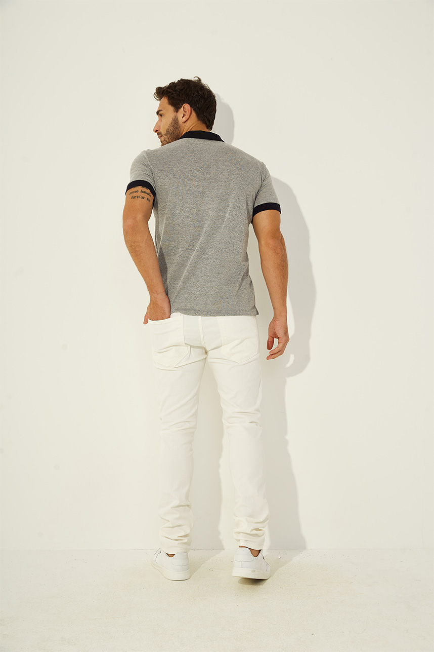 CALÇA SARJA FELIPE SKINNY 40 PRETO